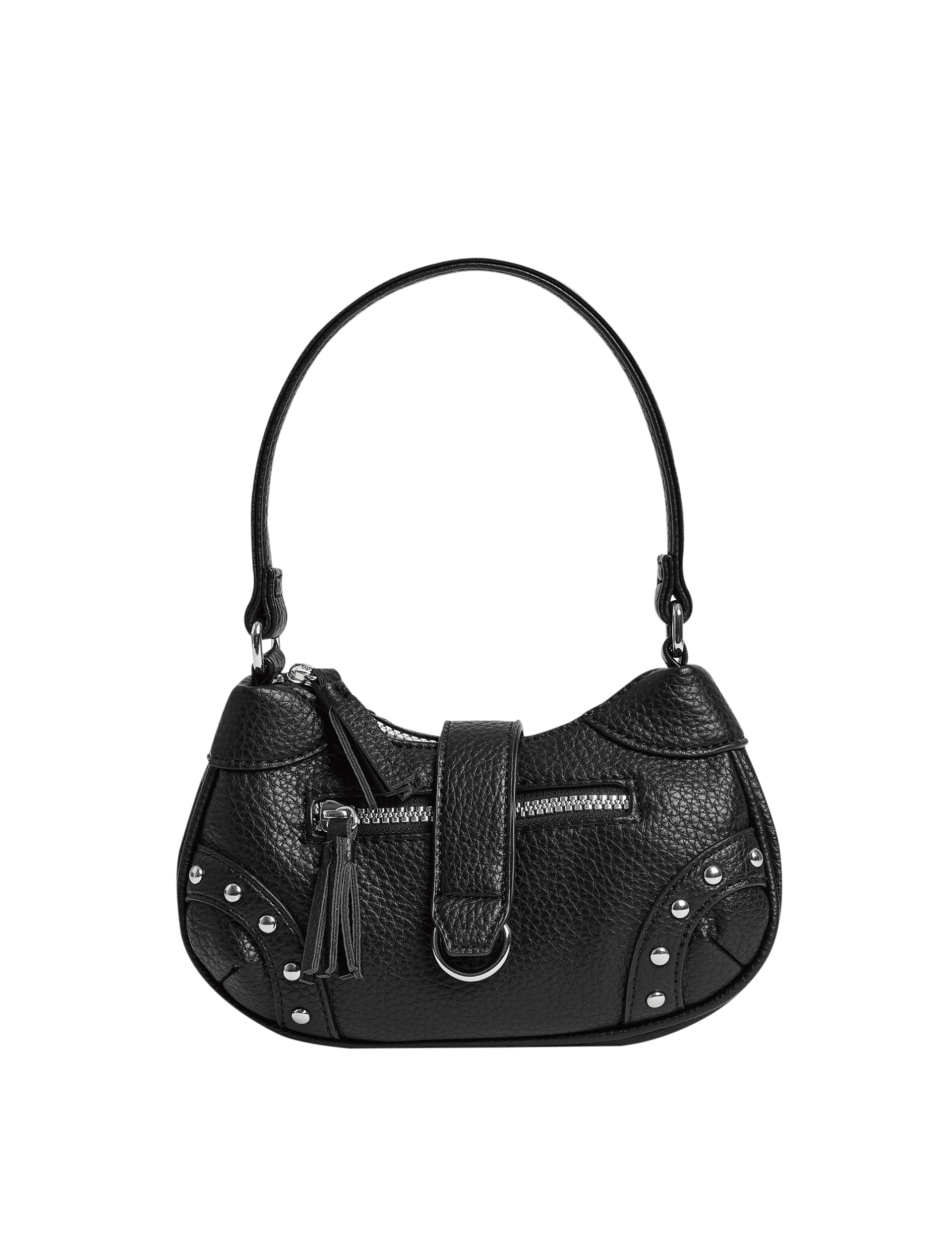 M&S Collection Kid's Faux Leather Shoulder Bag - Black, Black,Stone