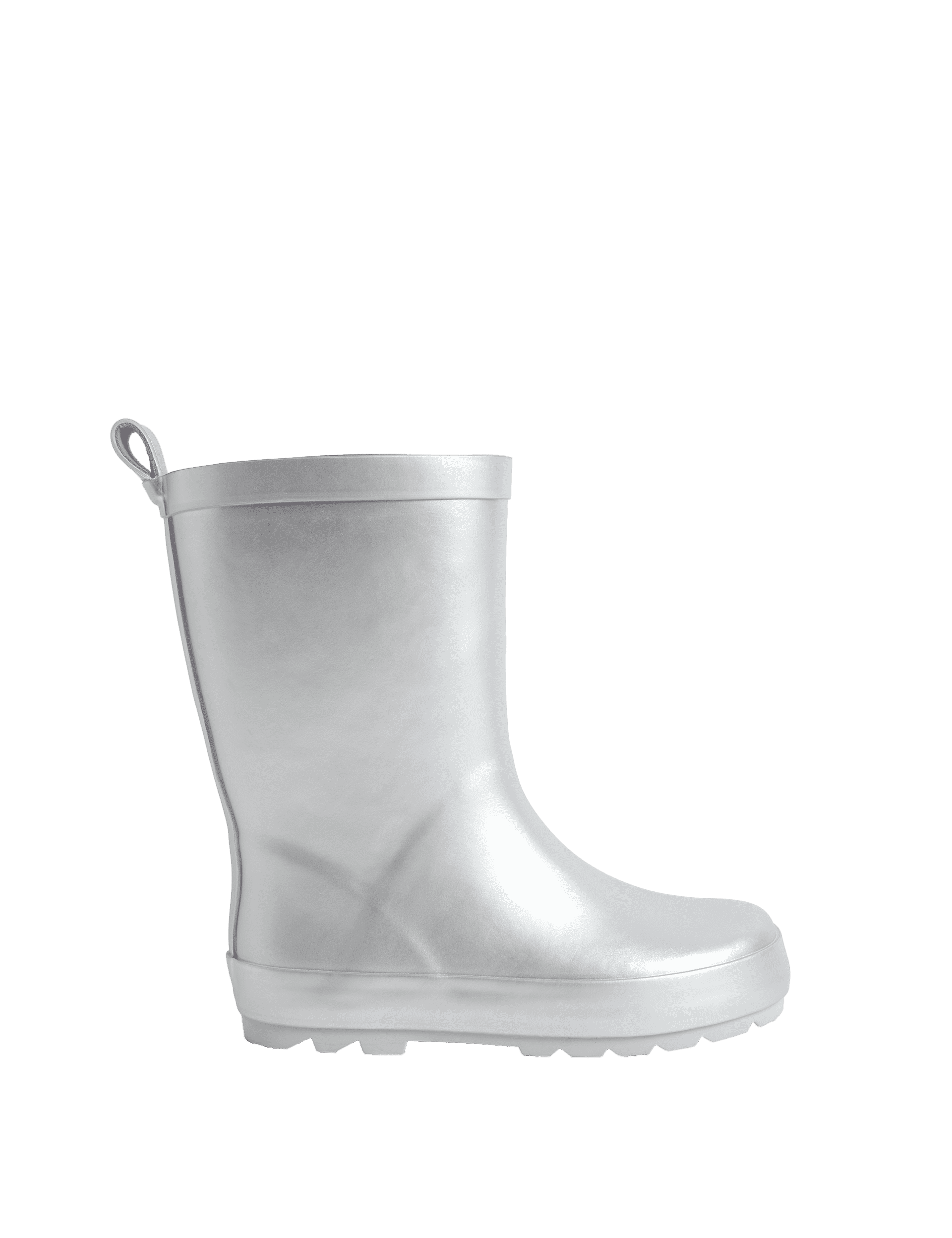 M&S Collection Kids Metallic Wellies (4 Small - 6 Large) - 13 S - Silver, Silver