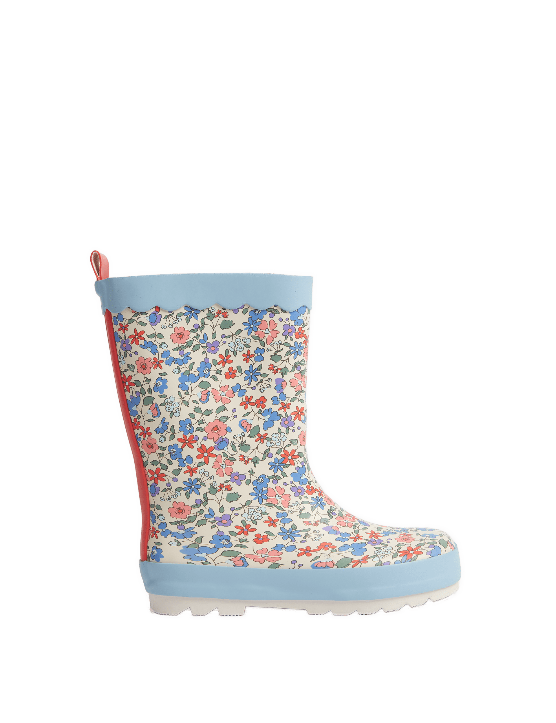 M&S Collection Kids Floral Wellies (4 Small - 2 Large) - Cream Mix, Cream Mix