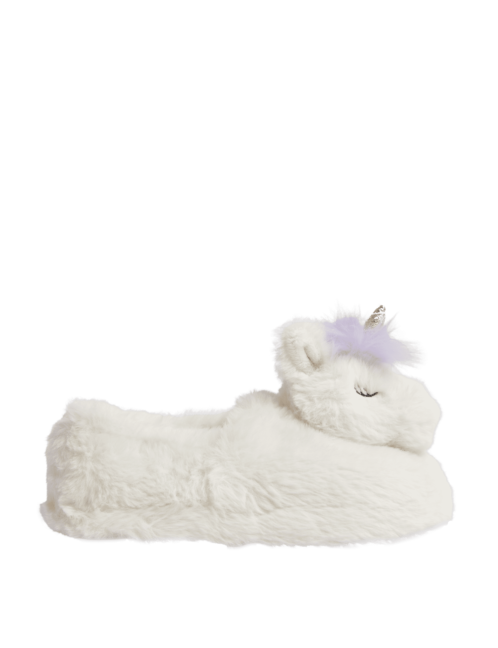 M&S Collection Kid's Unicorn Slippers (4 Small - 6 Large) - 13 S - Cream, Cream