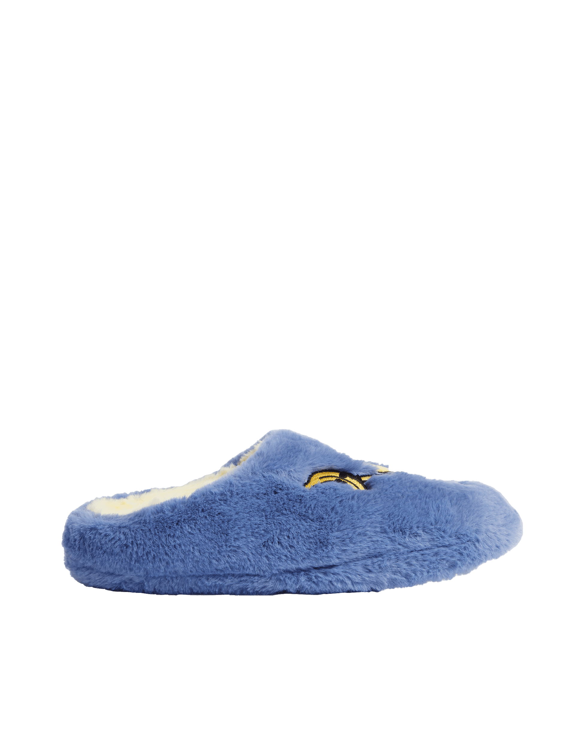 M&S Collection Kids Minions Faux Fur Slippers (9 Small - 7 Large) - 10 S - Powder Blue, Powder Blue