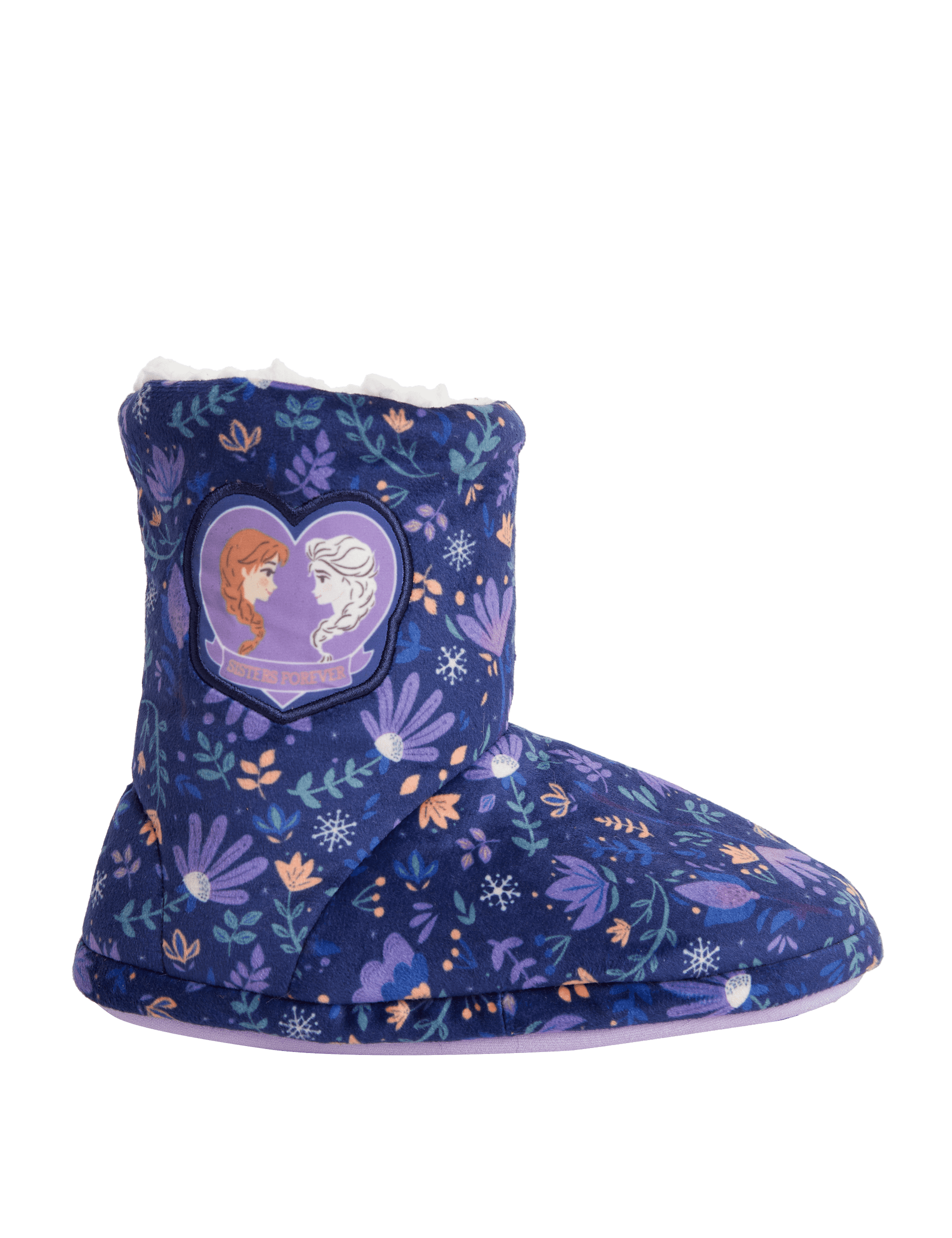 M&S Collection Kids Disney Frozen Slipper Boots (4 Small - 13 Small) - 7 S - Navy Mix, Navy Mix