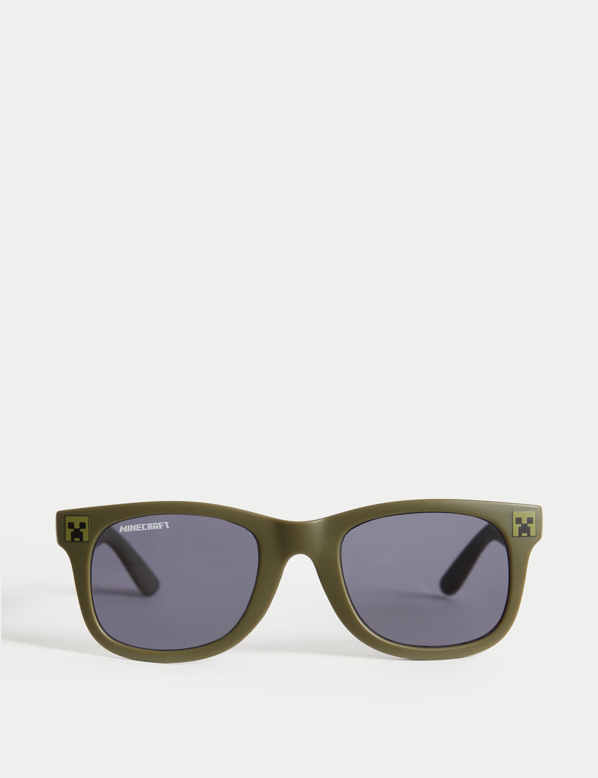 M&S Kids' Minecraft™ Sunglasses (M-L) - Green Mix, Green Mix