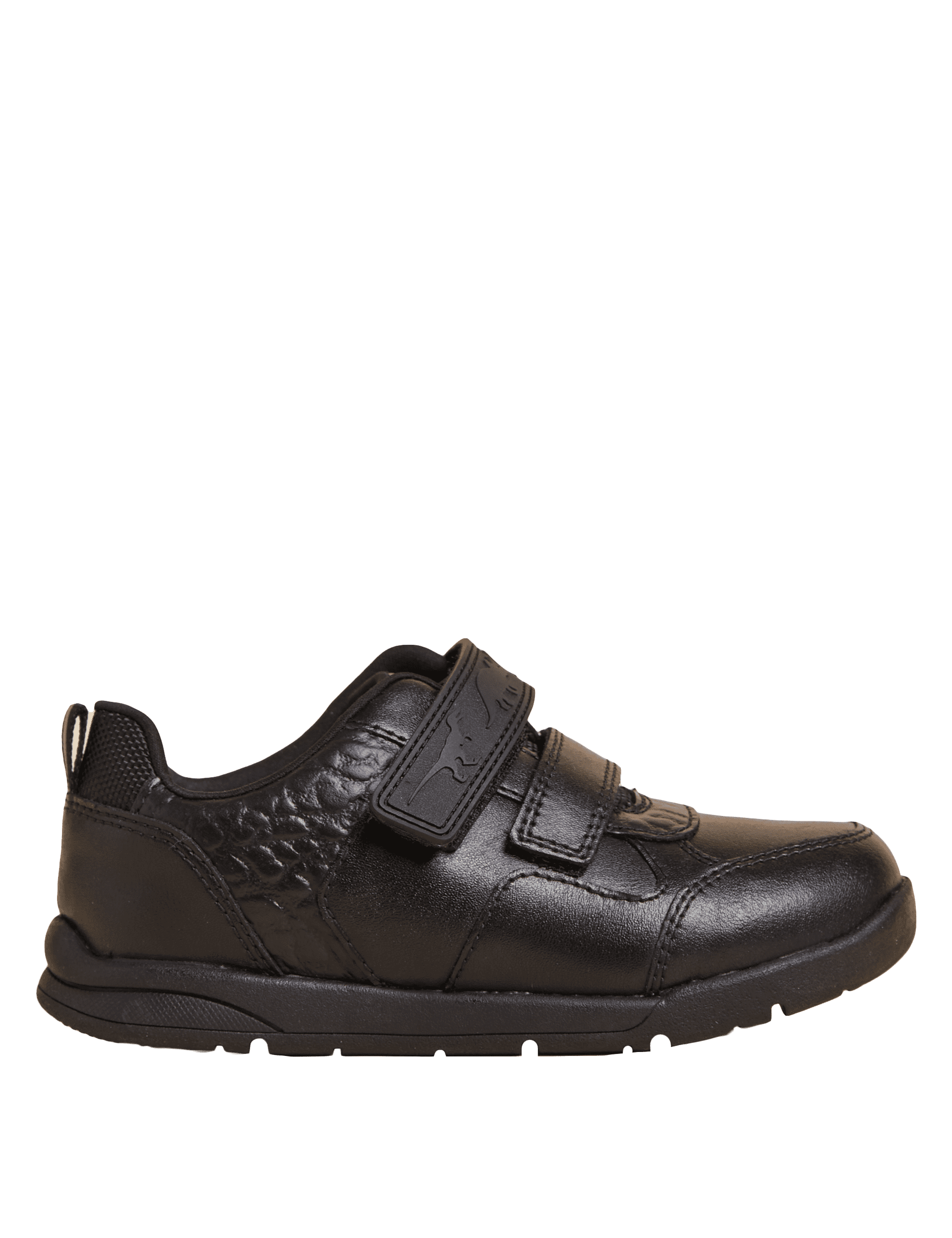 M&S Collection Kids Leather School Shoes (8 Small - 2 Large) - 1 LSTD - Black, Black