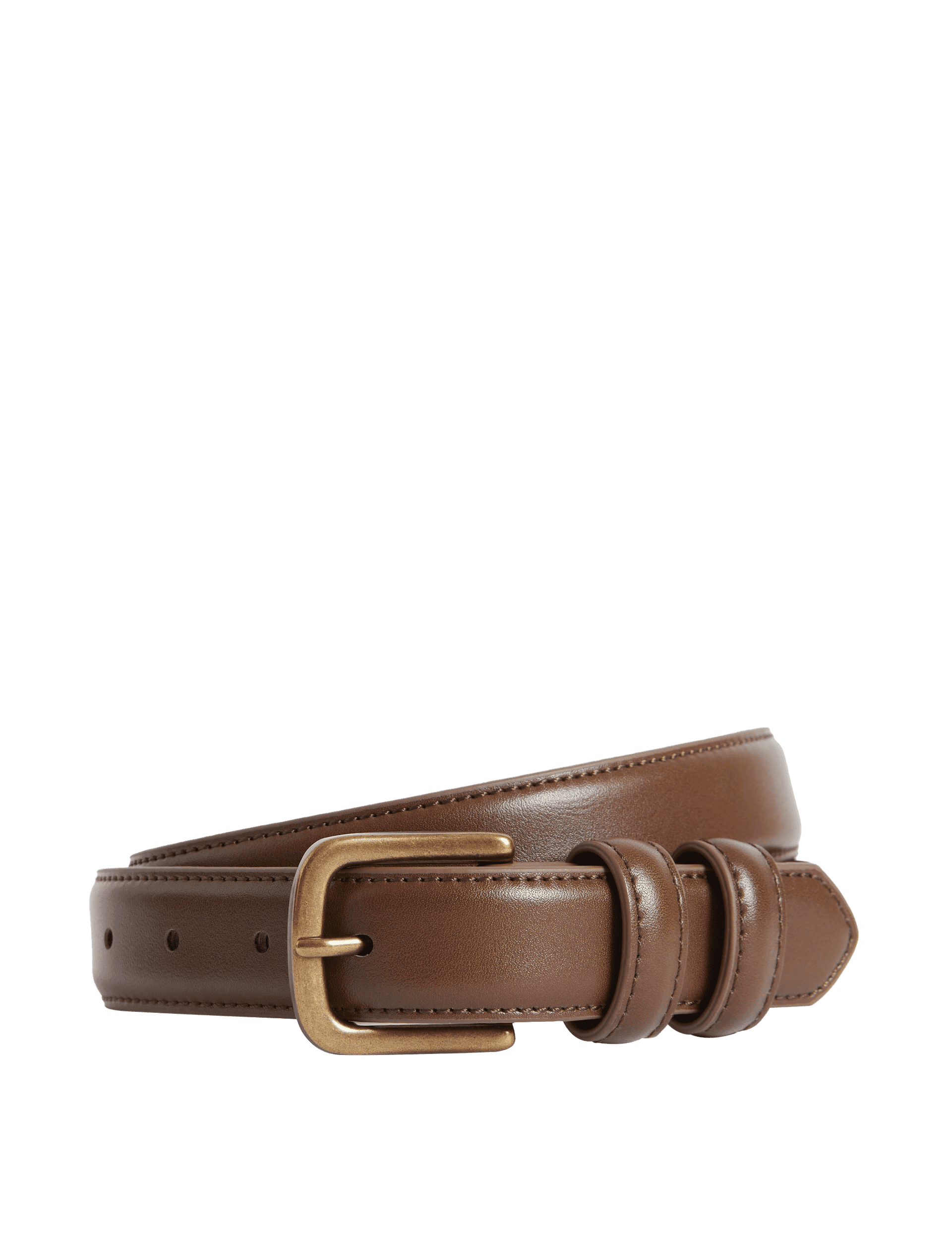 M&S Collection Kids Faux Leather Belt (3-13 Yrs) - 10-13 - Brown, Brown,Black