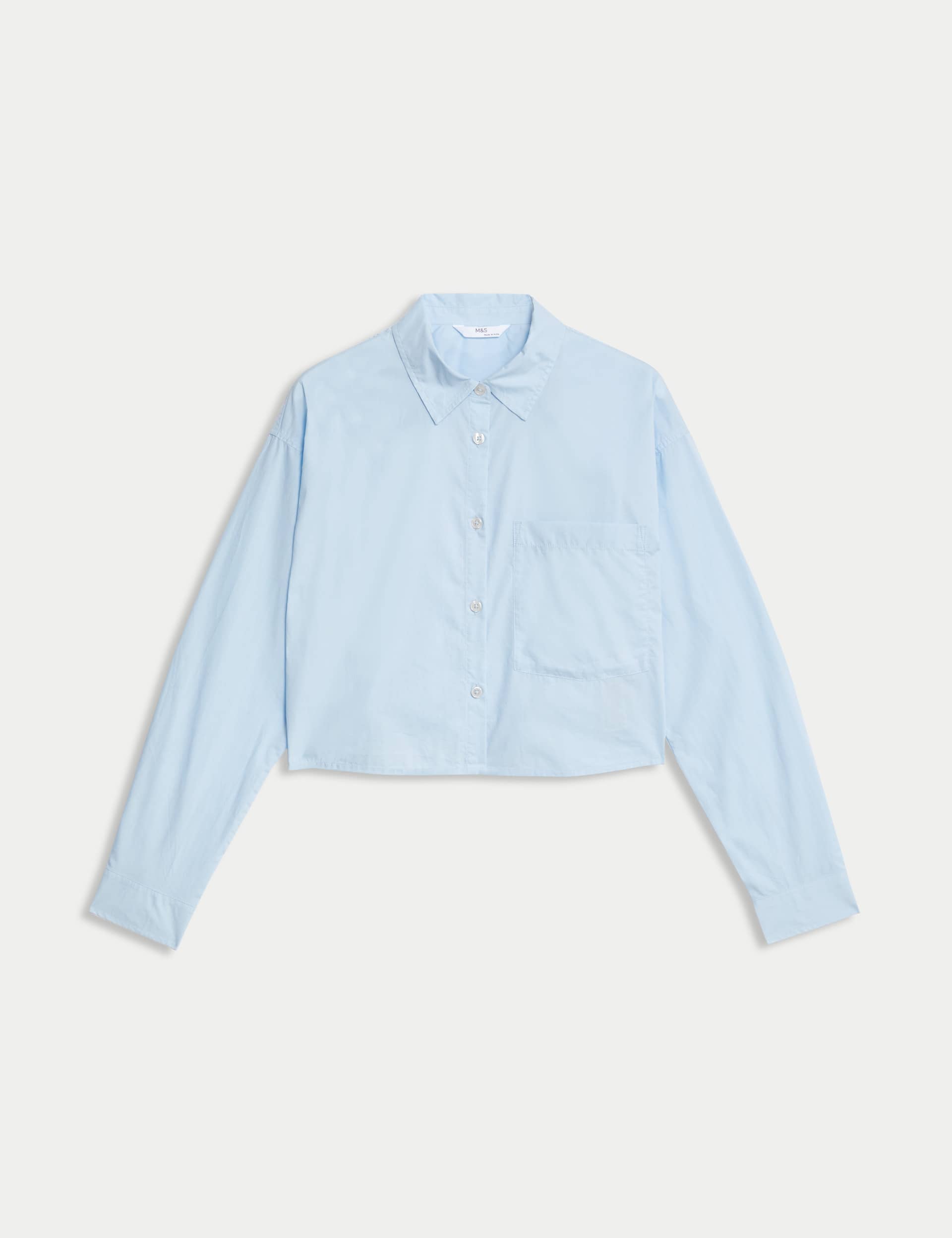 M&S Girls Pure Cotton Shirt (6-7 Yrs)