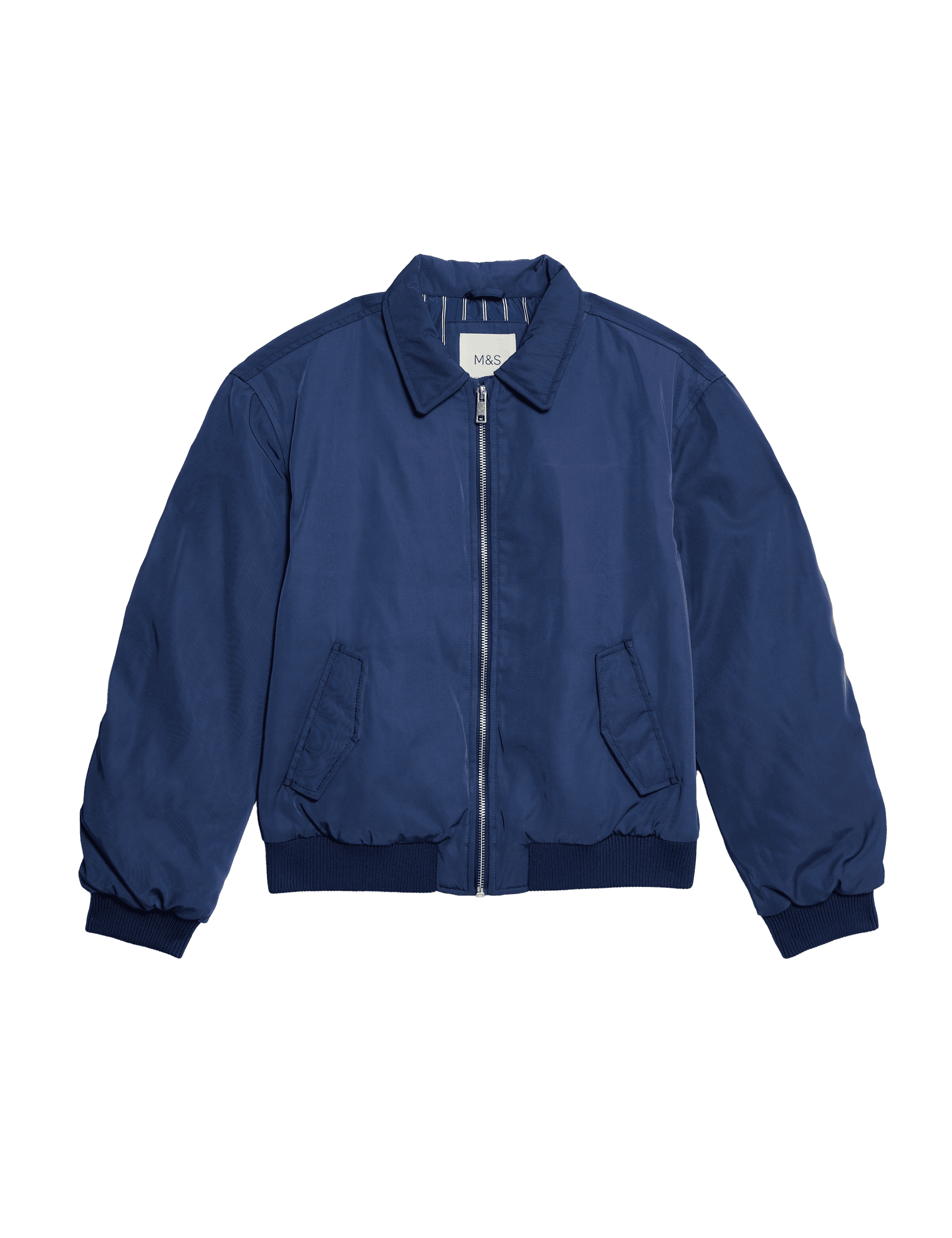 M&S Collection Girls Urban Lifestyle' Slogan Padded Bomber (6-16 Yrs) - 15-16 - Navy, Navy