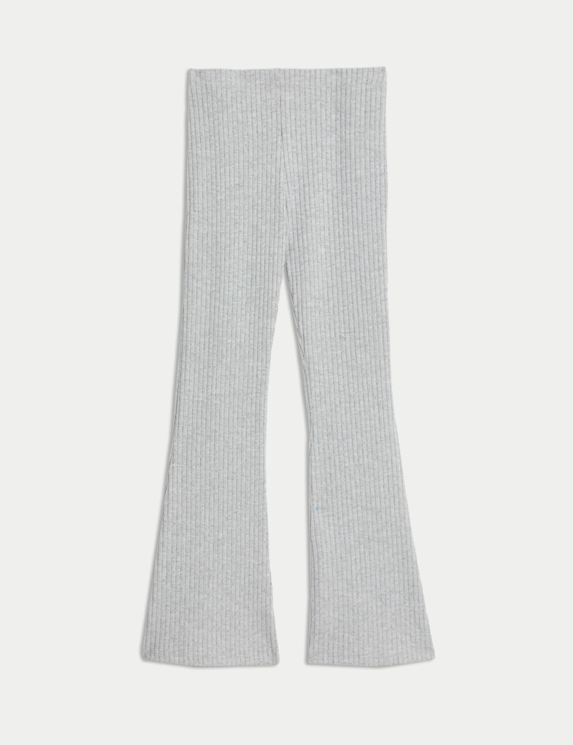 M&S Girls Flared Ribbed Knitted Trousers (6-16 Yrs)