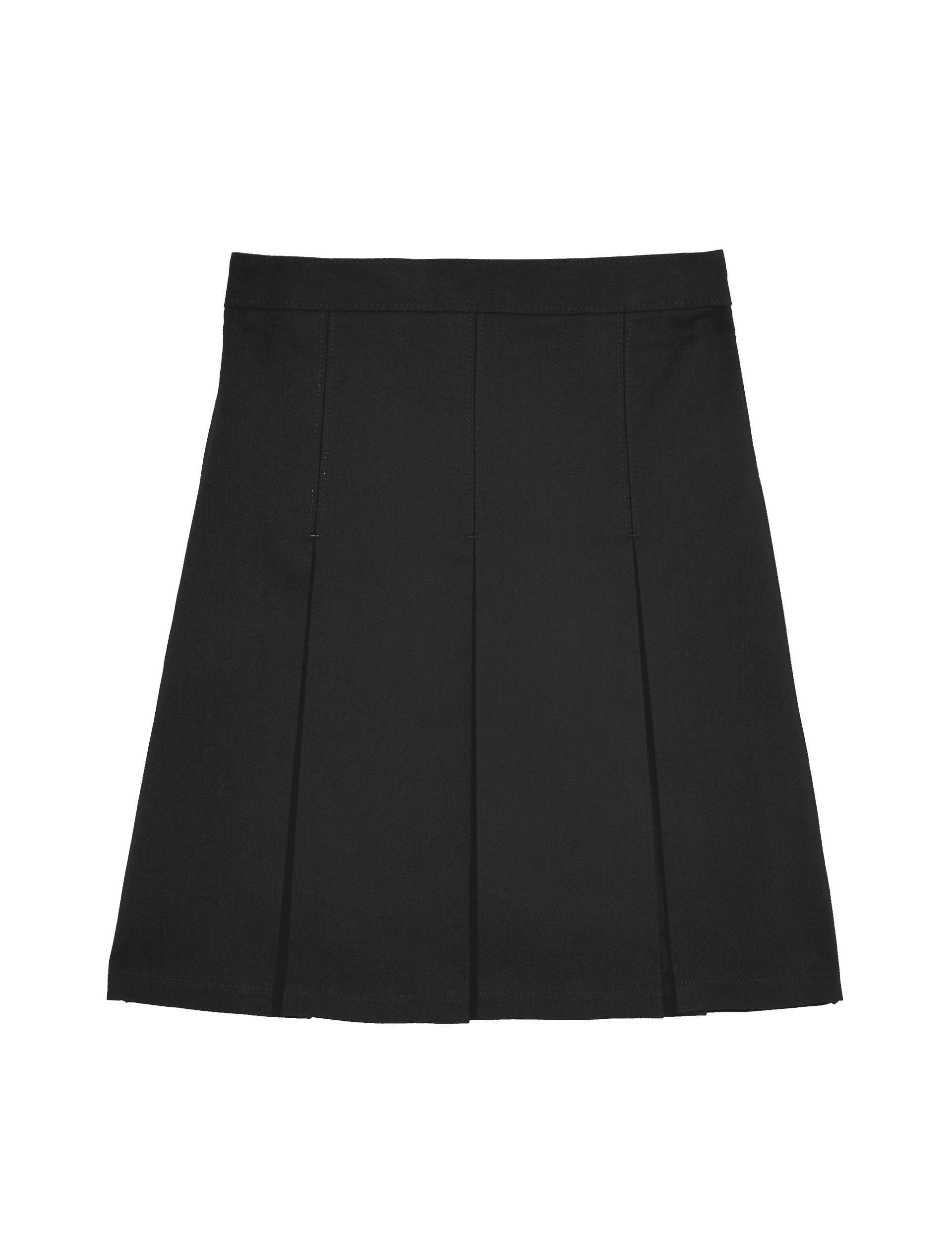 M&S Collection Girls Permanent Pleats School Skirt (2-16 Yrs) - 5-6 Y - Black, Grey,Black,Green,Navy