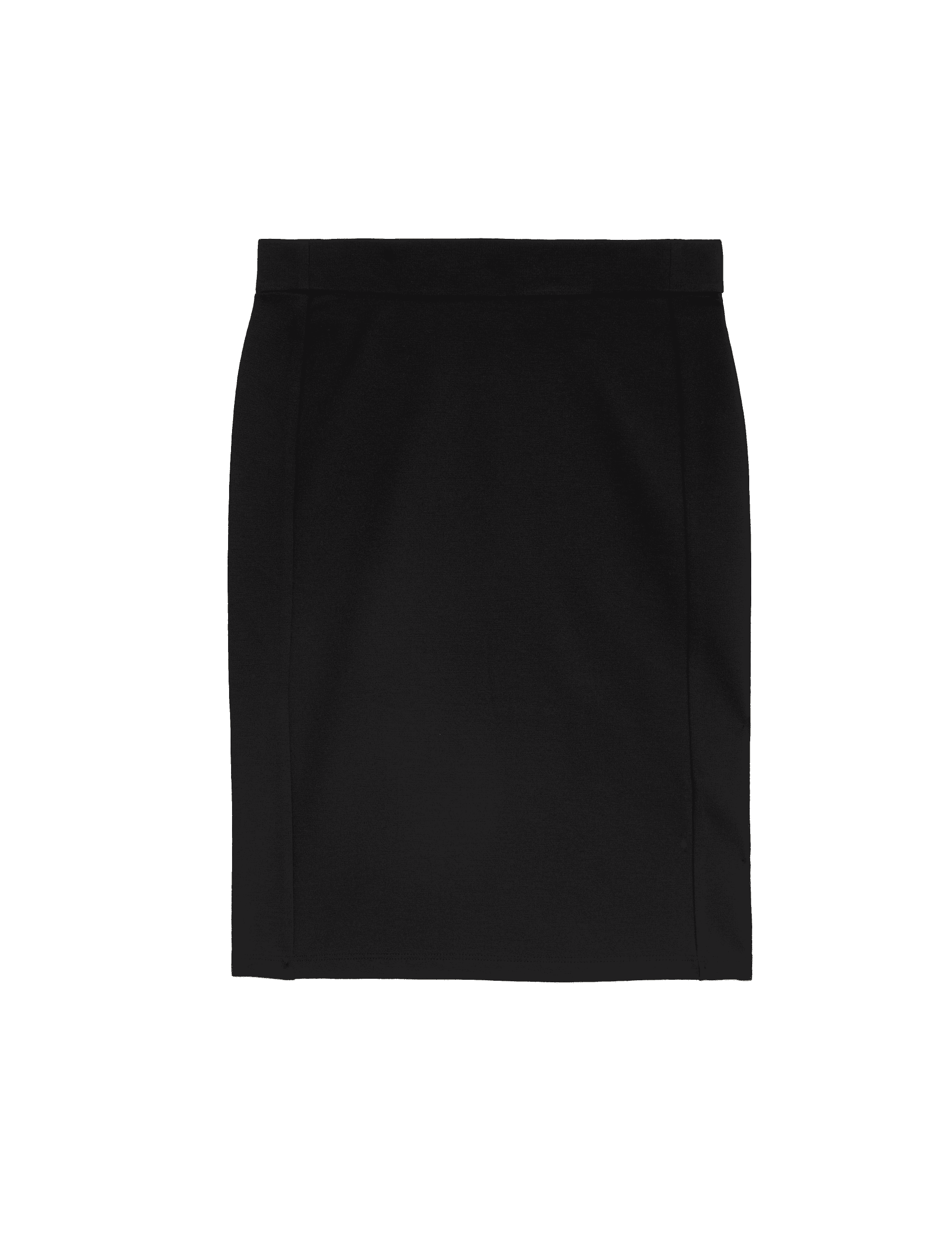 M&S Collection Girls Long Tube School Skirt (9-18 Yrs) - 17-18 - Black, Black