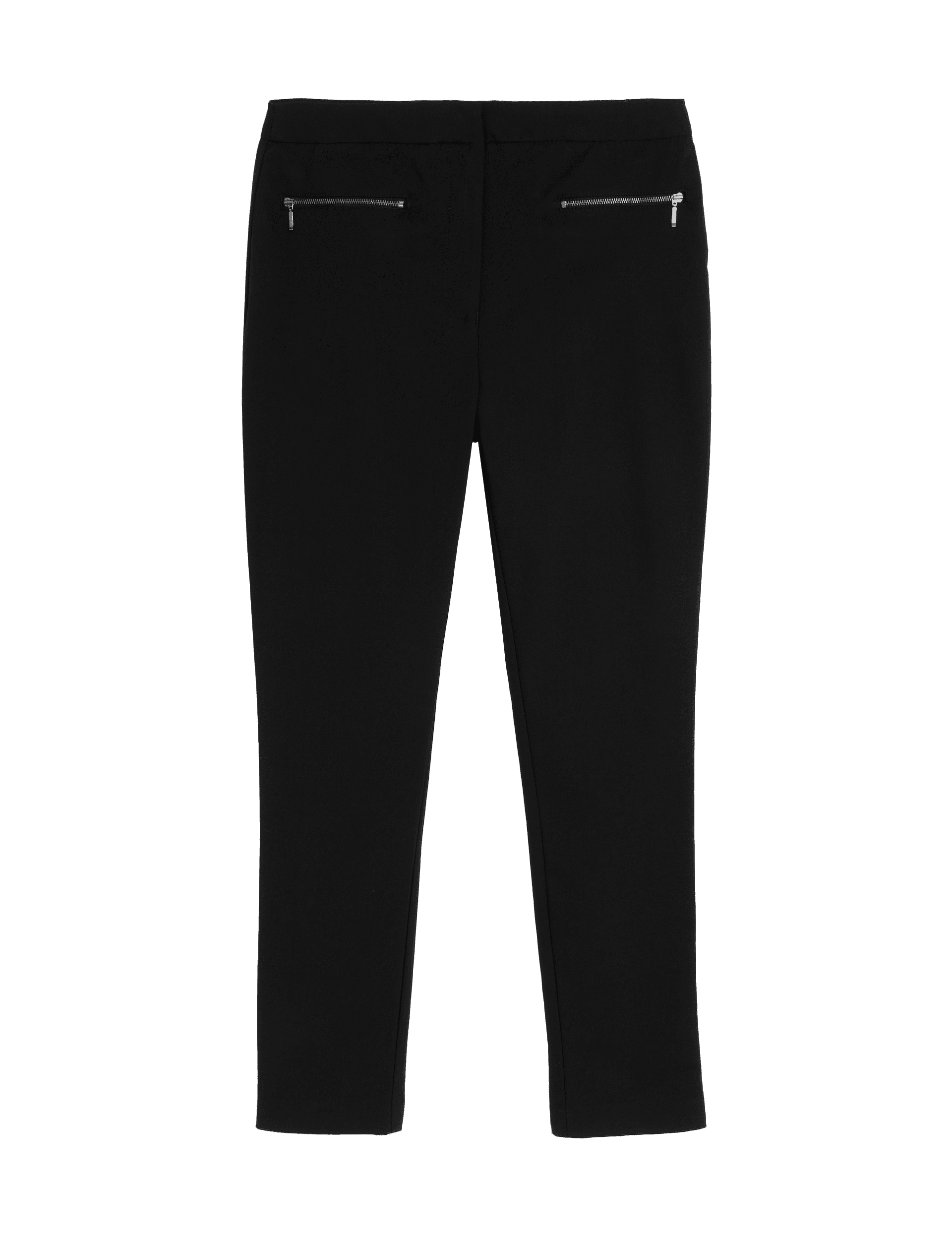 M&S Collection Girls Super Skinny Leg Zip School Trousers (2-18 Yrs) - 14-15 - Black, Grey,Black