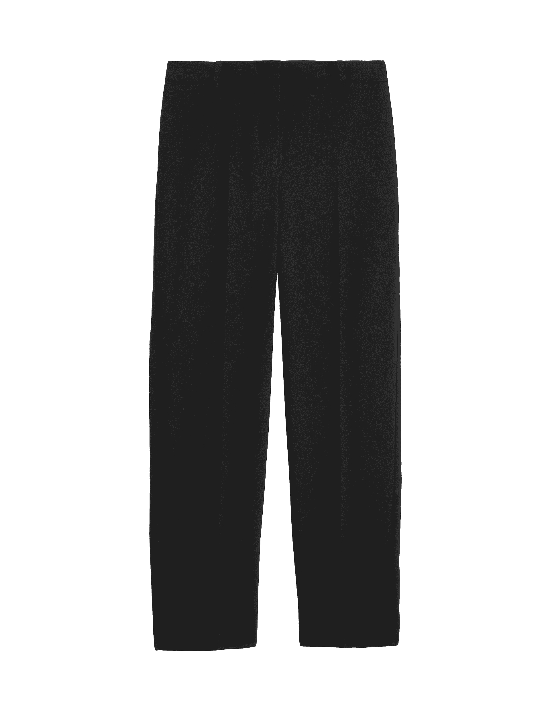 M&S Collection Girls Regular Leg Stretch Trousers (2-18 Yrs) - 10-11 - Black, Black