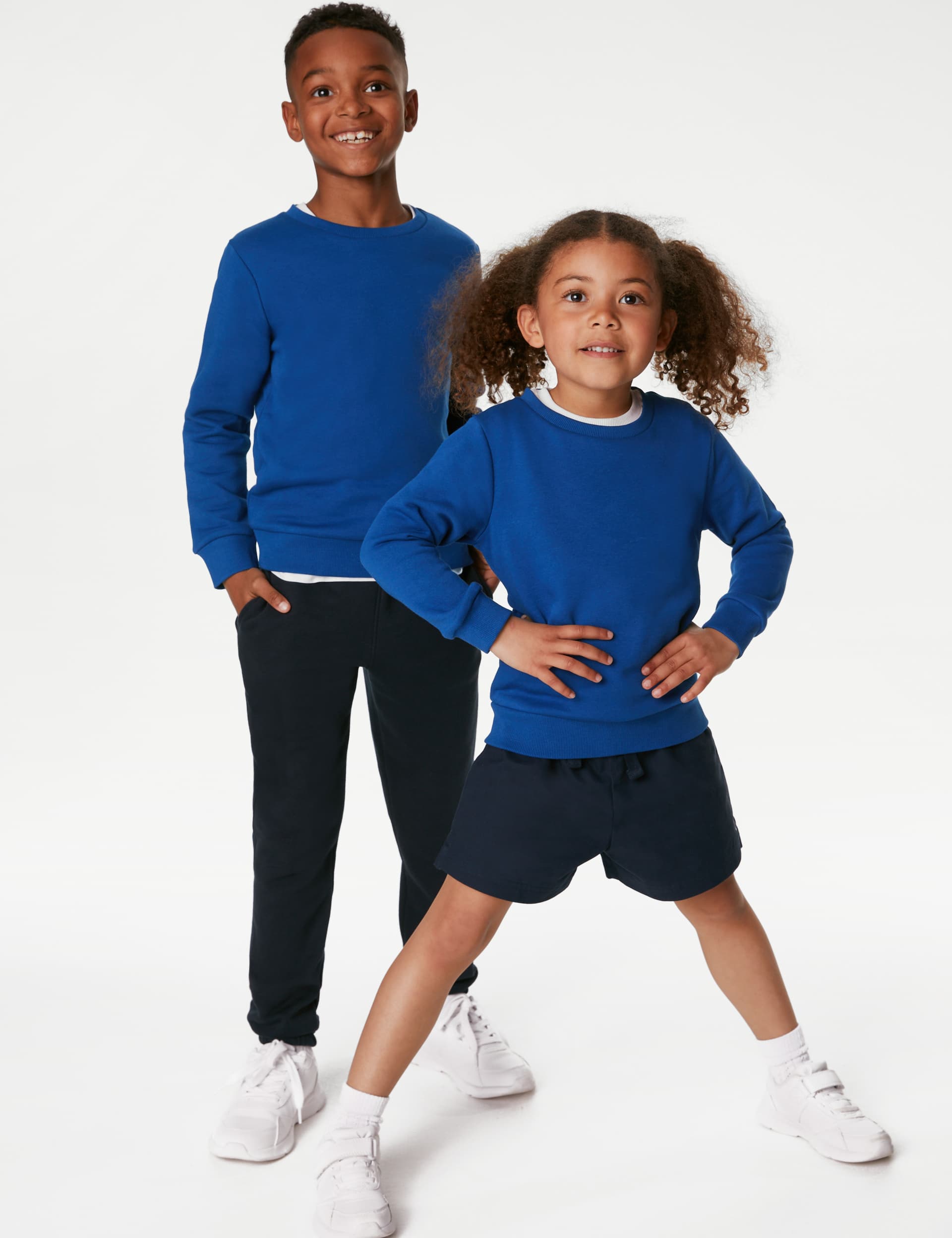 Goodmove Unisex School Sweatshirt (3-16 Yrs) - 11-12 - Royal Blue, Navy,Bottle Green,Royal Blue,Red,