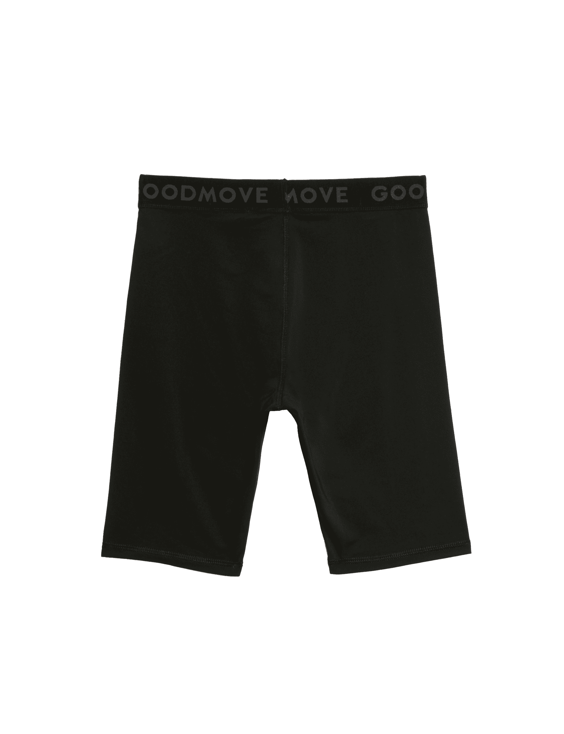 Goodmove Elasticated Waist Baselayer Shorts (6 Yrs-16 Yrs) - 10-11 - Black, Black