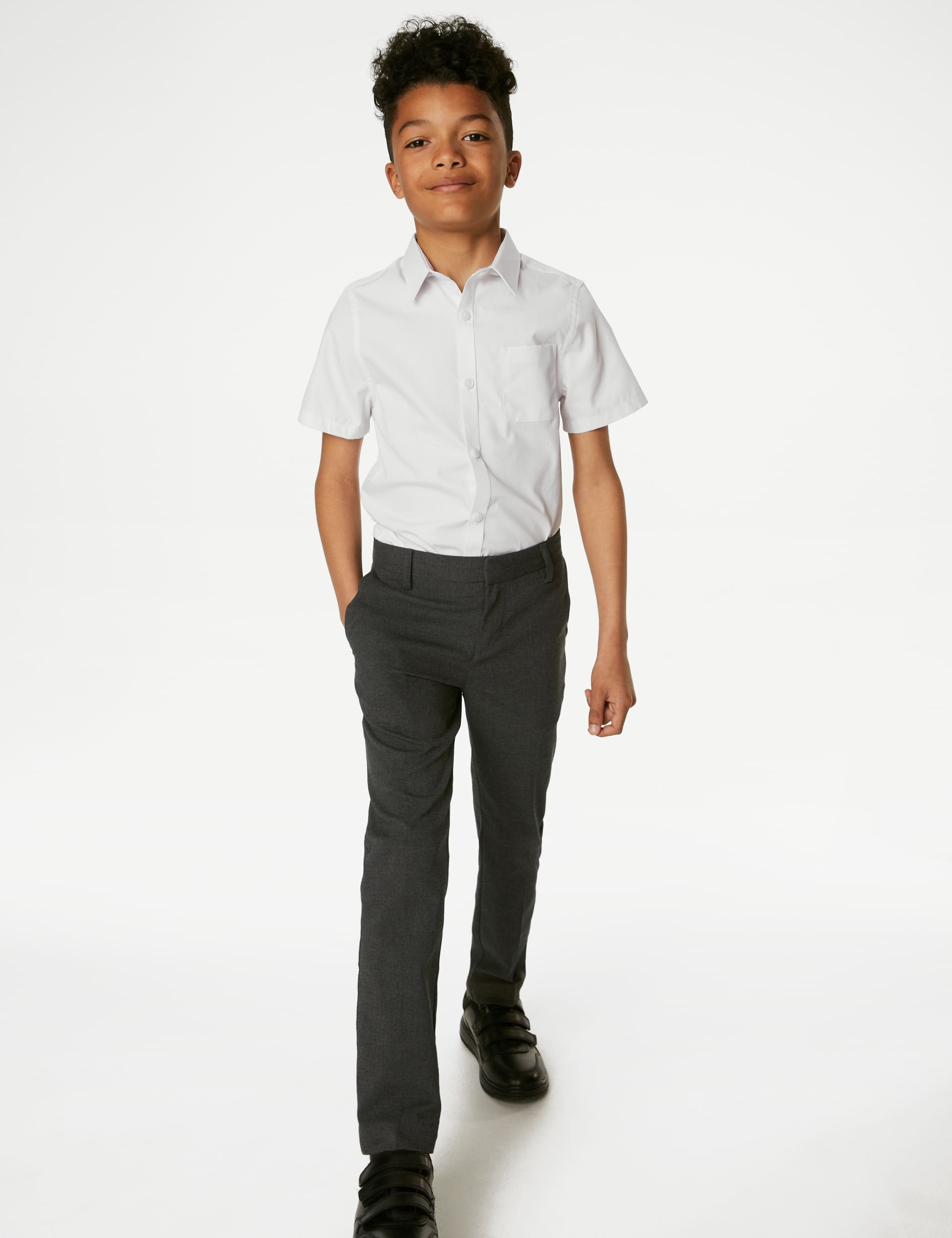 M&S Boys Skinny Leg School Trousers (2-18 Yrs)