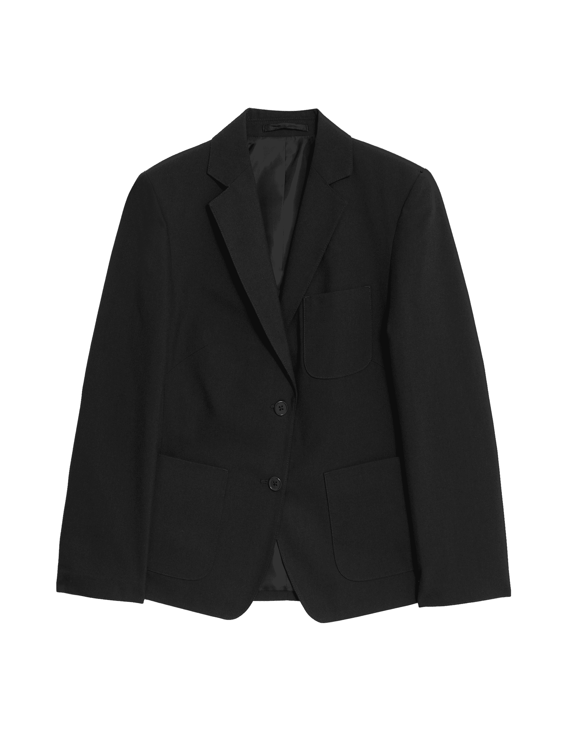 M&S Collection Senior Girls Regular Fit School Blazer (9-18 Yrs) - 13-14 - Black, Black,Navy