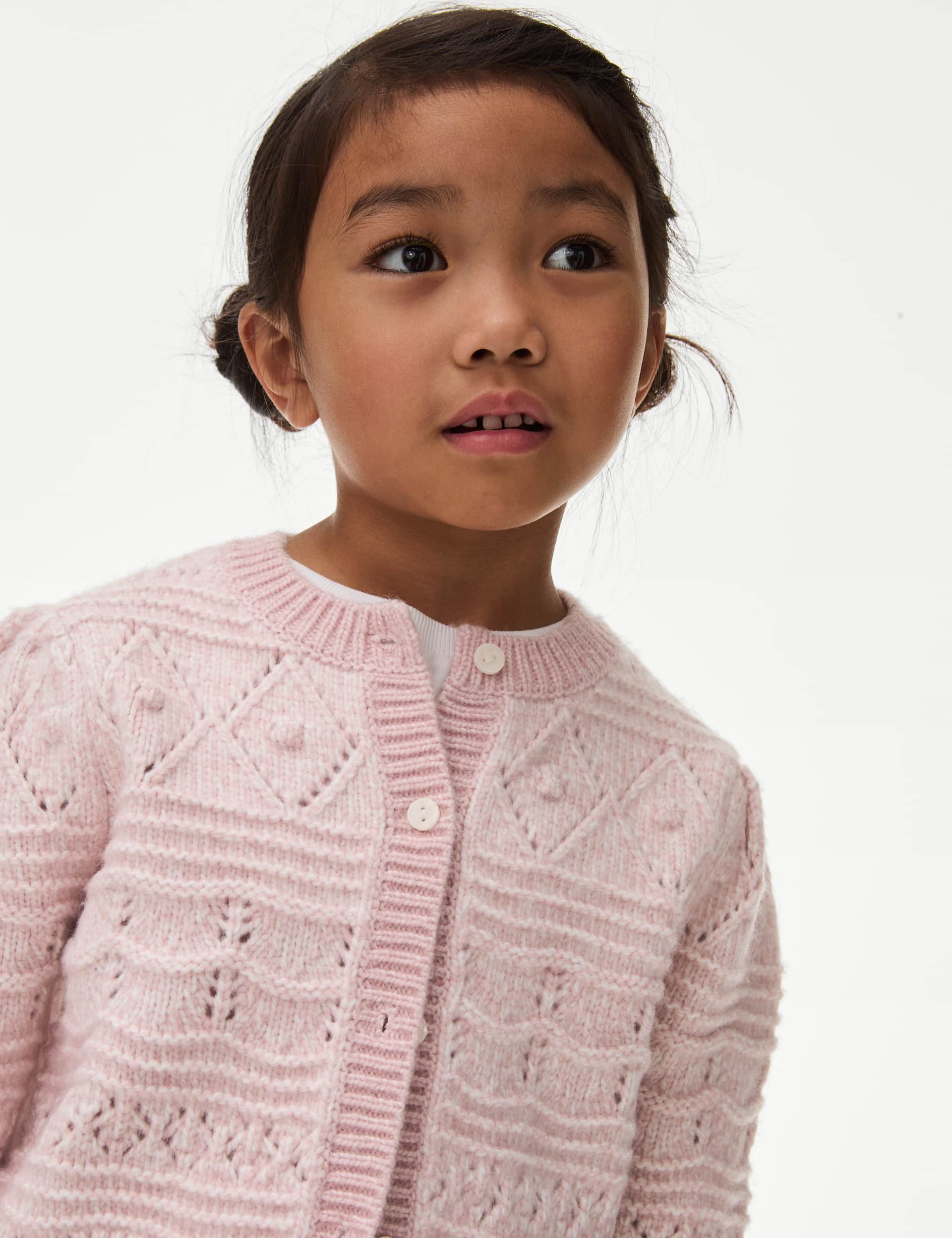 M&S Girls Knitted Cardigan (2-8 Yrs)
