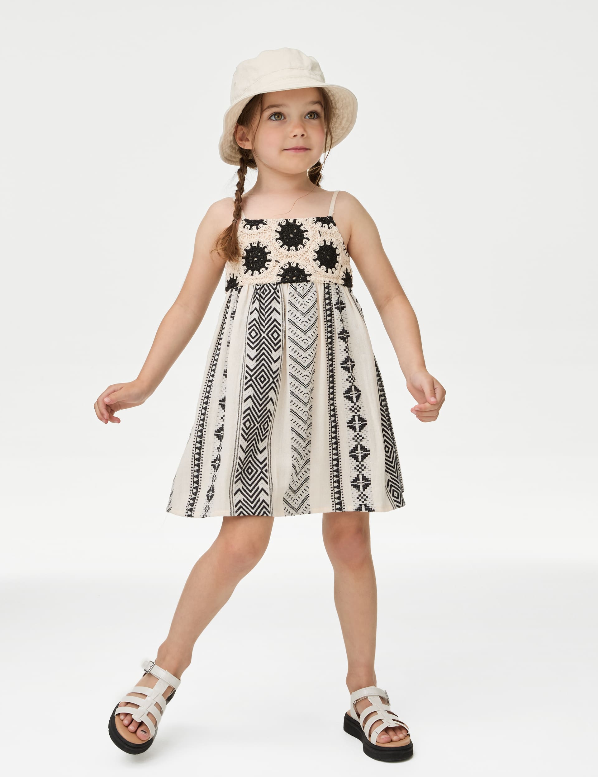 M&S Girls Mini Me Knitted Dress (2-6 Yrs)