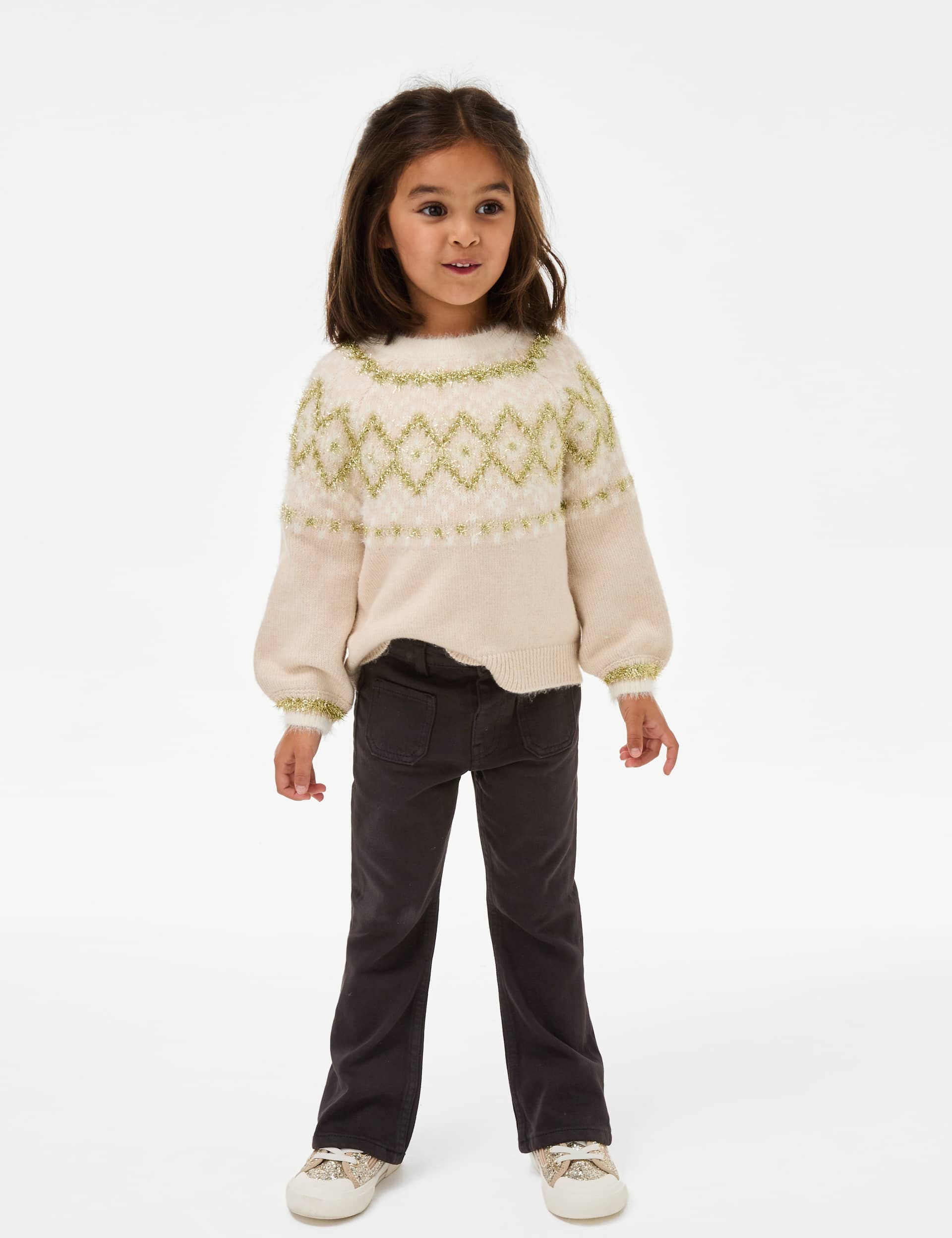 M&S Girls Denim Flared Jeans (2-8 Yrs)
