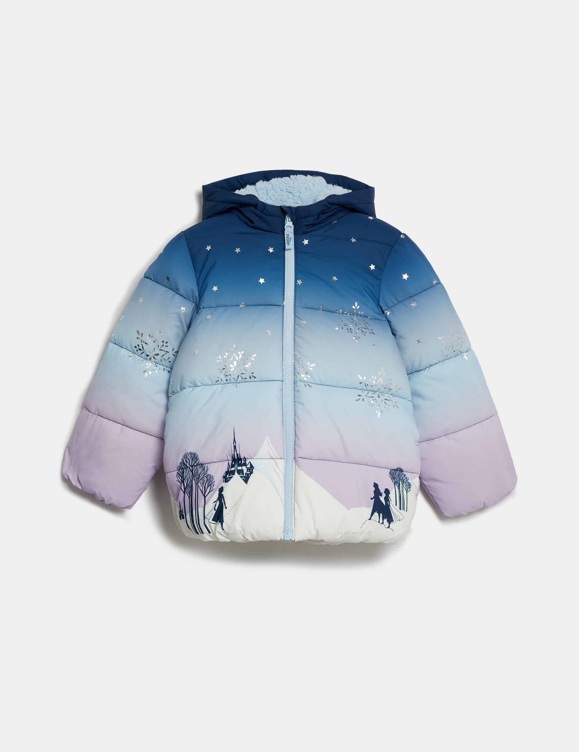 M&S Girls Stormwear  Disney Frozen  Padded Coat (2-8 Yrs)