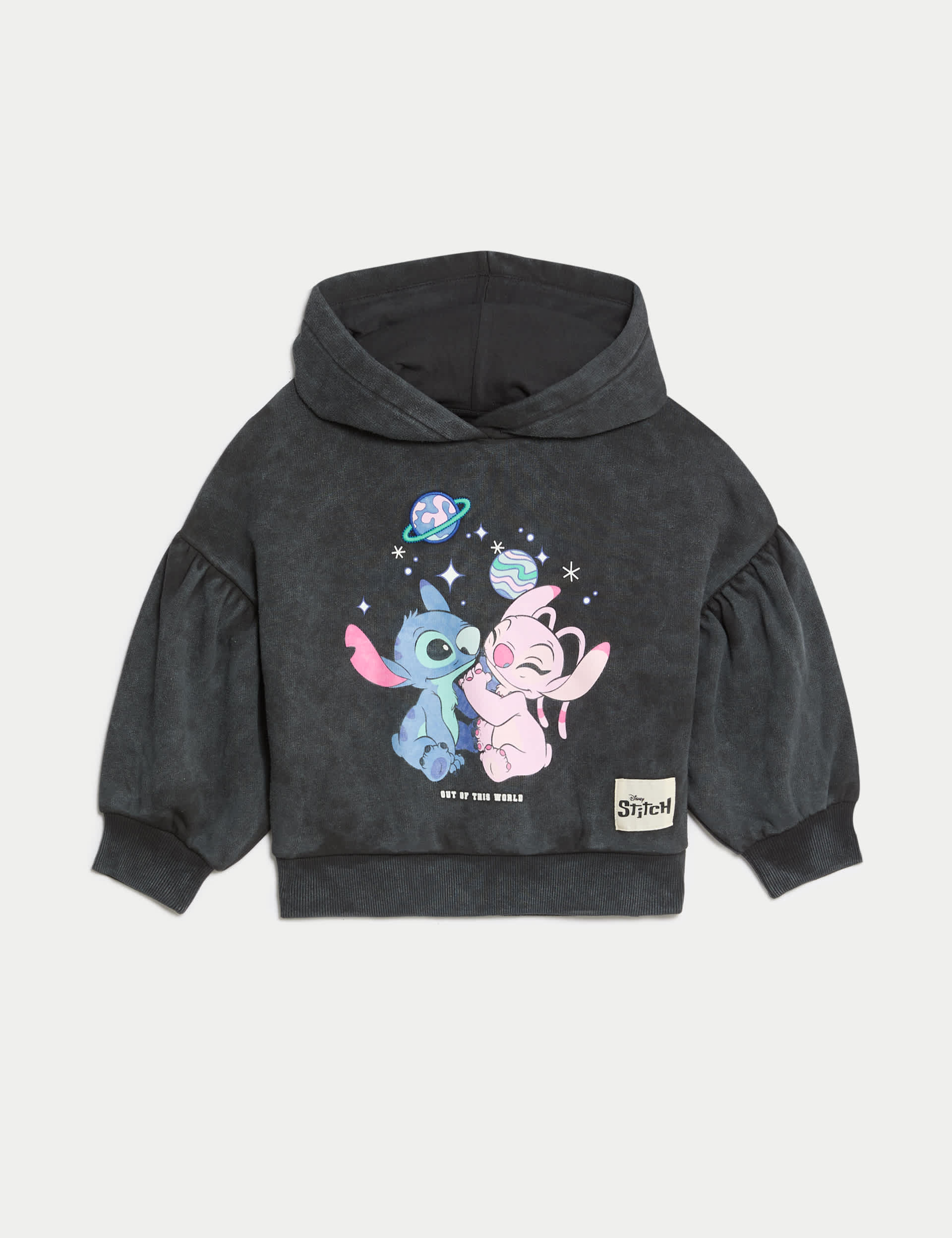 M&S Girls Cotton Rich Lilo and Stitch  Sweatshirt (2-8 Yrs)