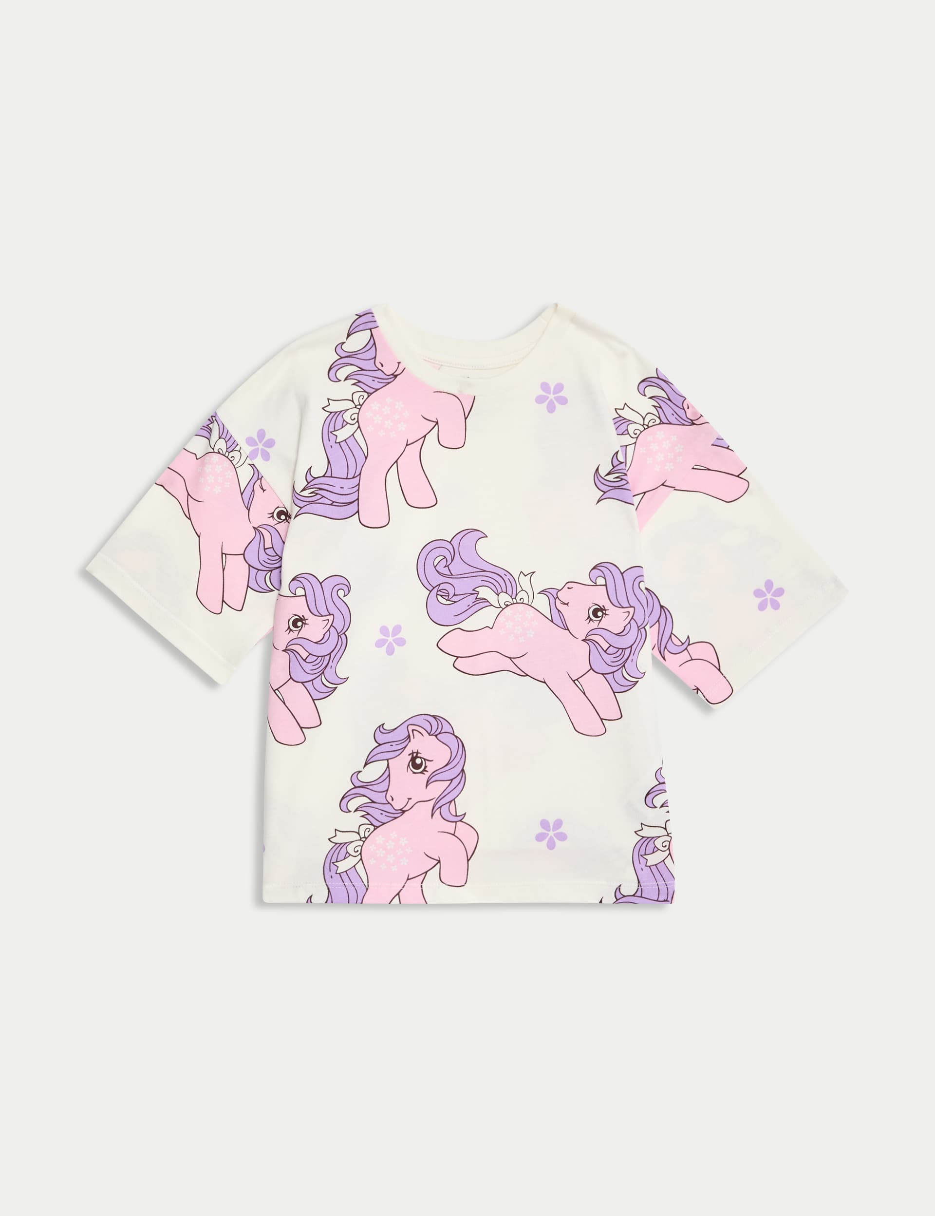 M&S Girls Pure Cotton. My Little Pony  T-Shirt (2-8 Yrs)