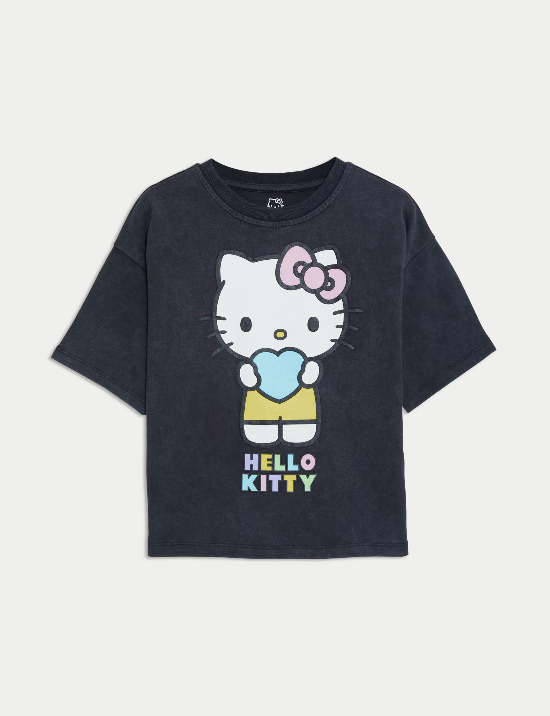 M&S Girls Pure Cotton Hello Kitty  T-Shirt (2-8 Yrs)