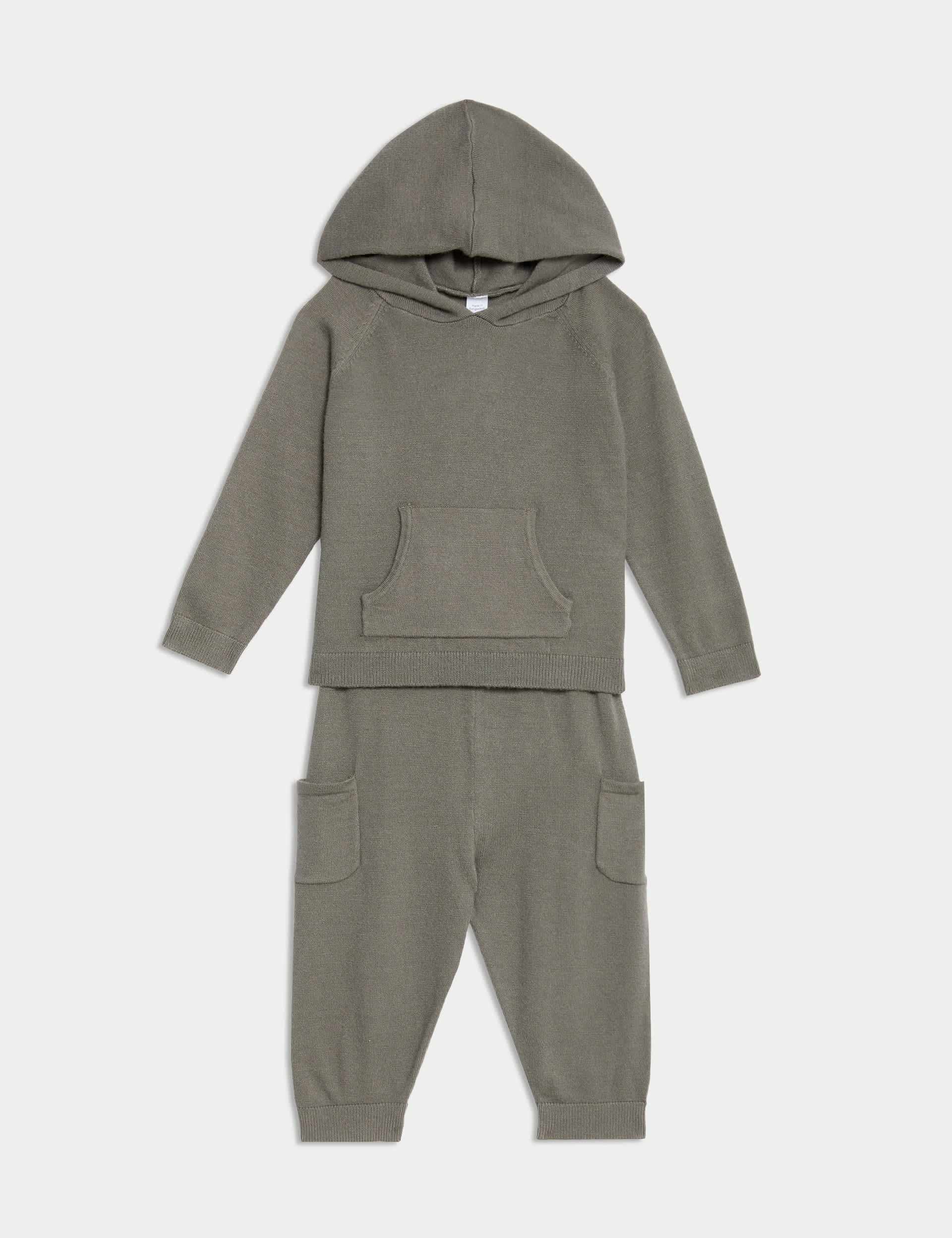 M&S Boys Hooded Top & Bottom Outfit (0-3 Yrs)