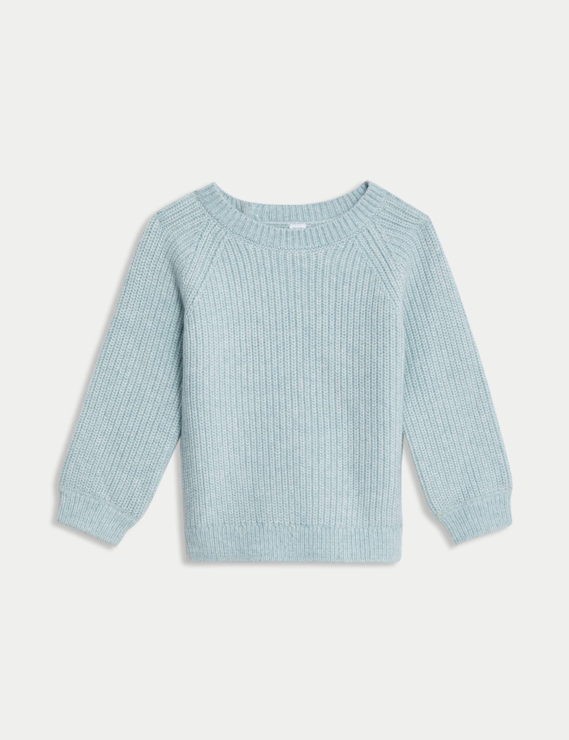M&S Boys Knitted Ribbed Jumper (0-8 Yrs)