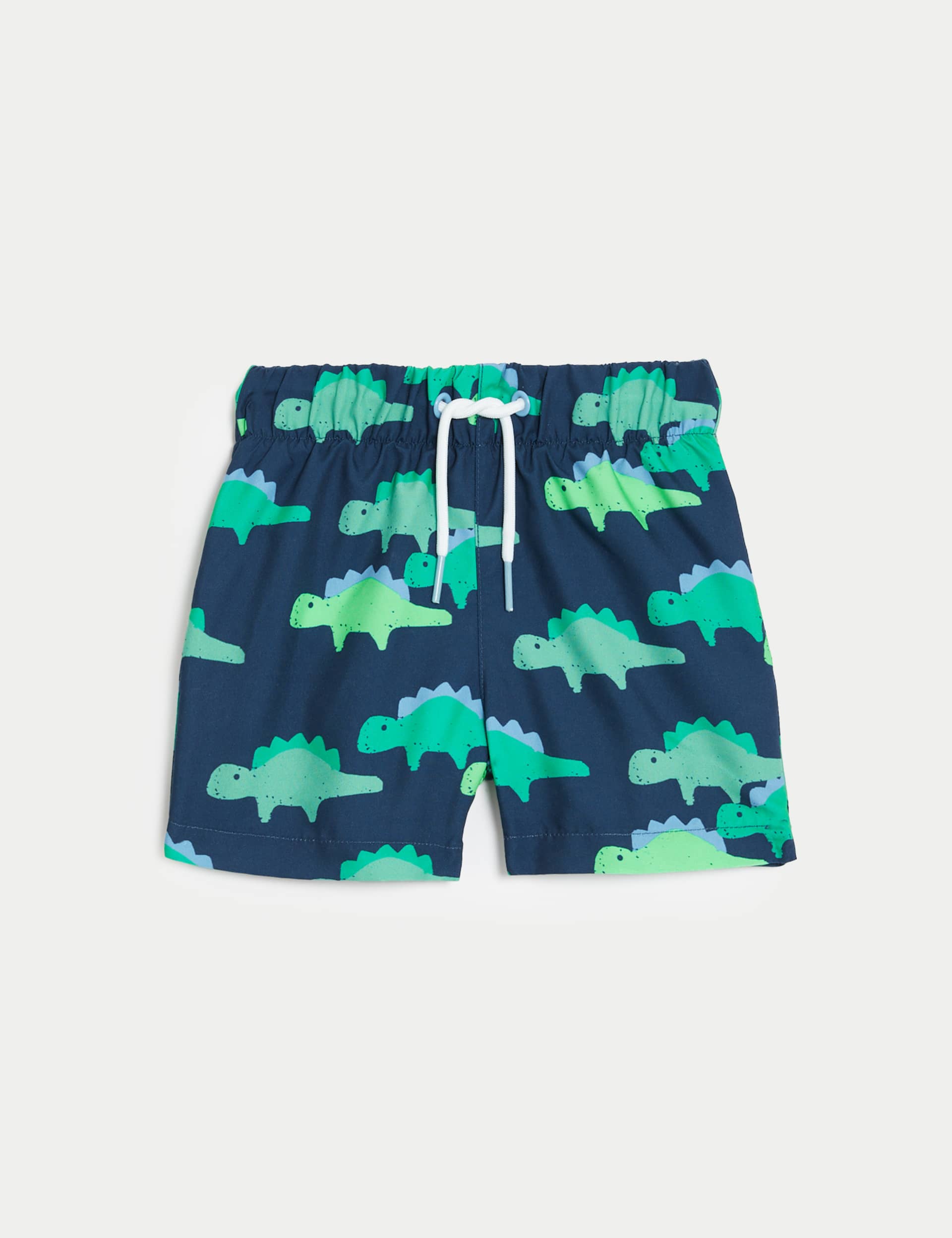 M&S Boys Dinosaur Swim Shorts (0-3 Yrs) - 12-18 - Navy Mix, Navy Mix