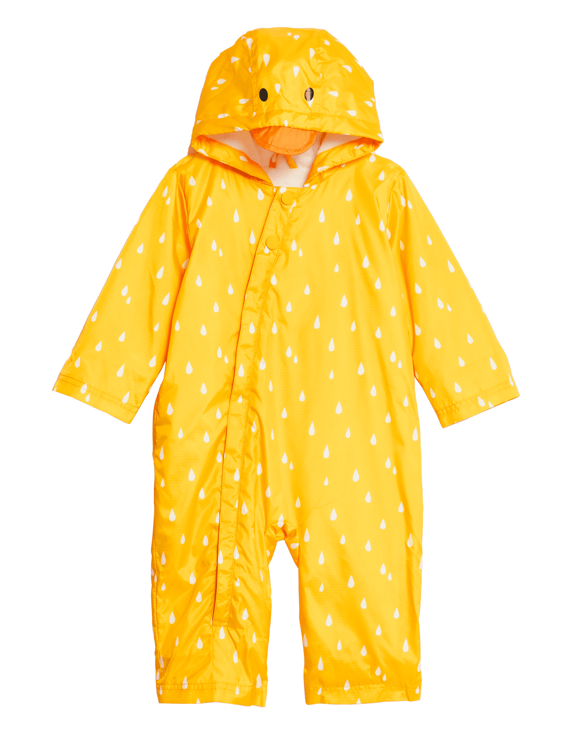 M&S Collection Stormwear Duck Puddle Suit (0-3 Yrs) - 9-12M - Yellow, Yellow