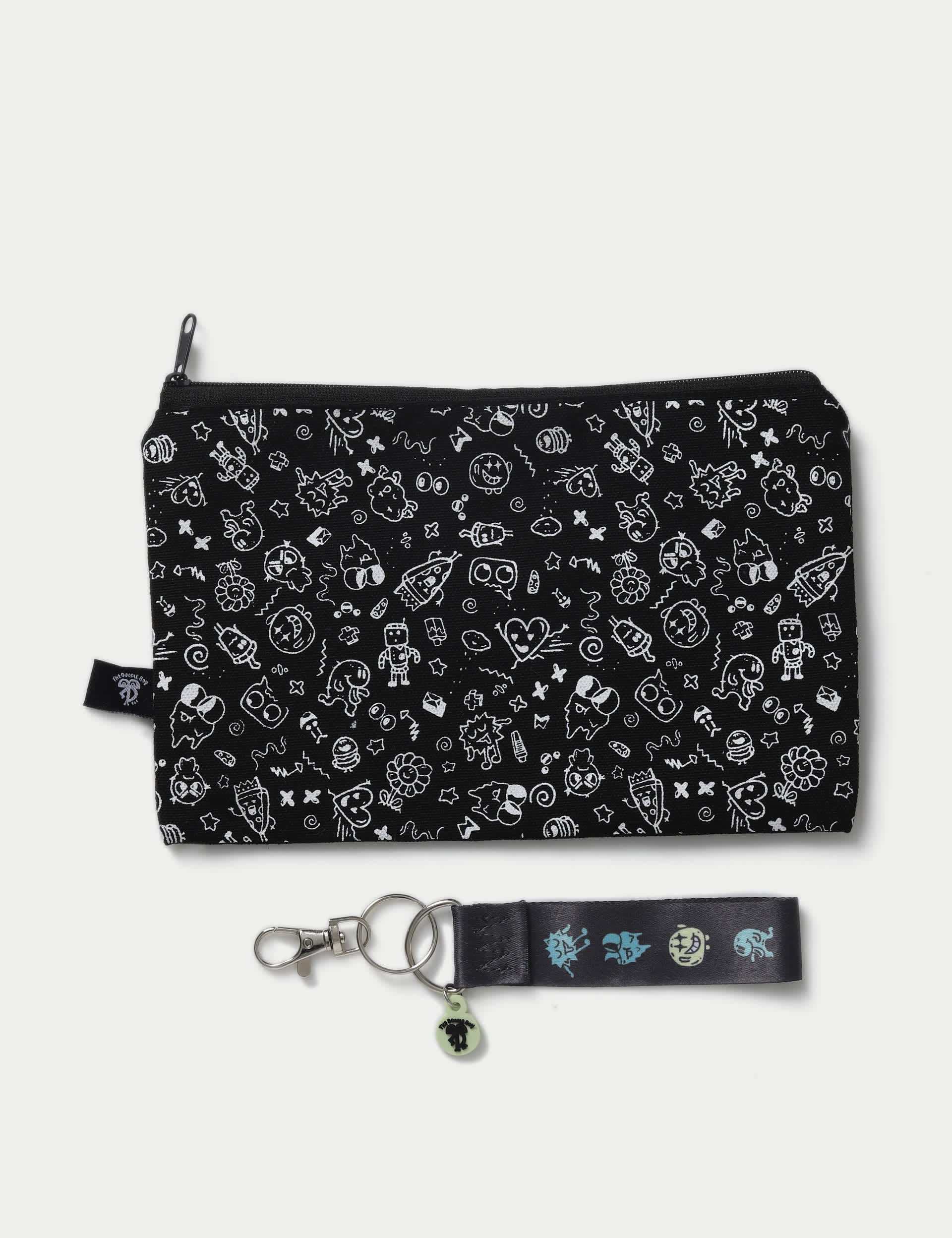 M&S The Doodle Boys Pencil Case Slap Band - Grey, Grey