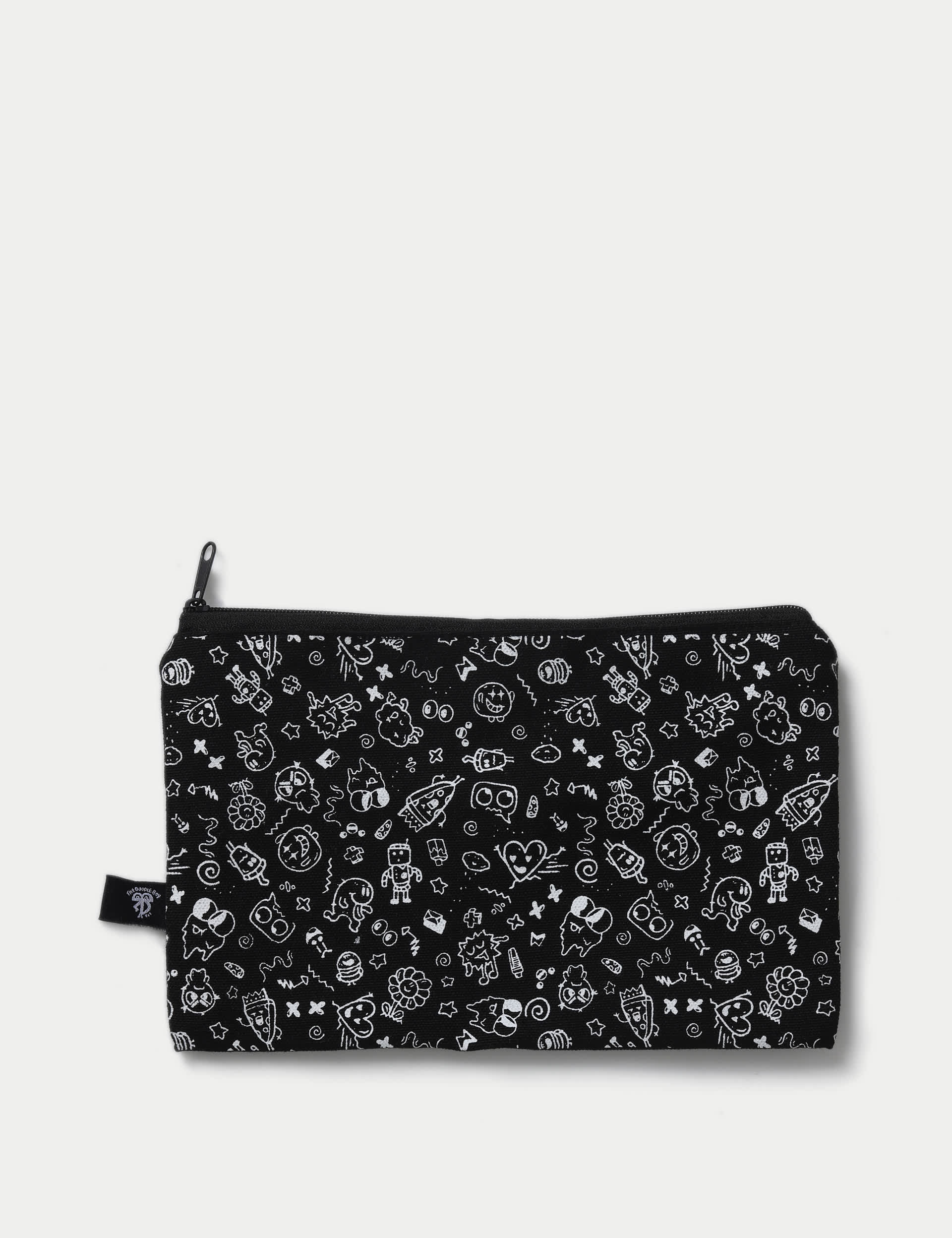 M&S Collection The Doodle Boys Pencil Case - Black, Black