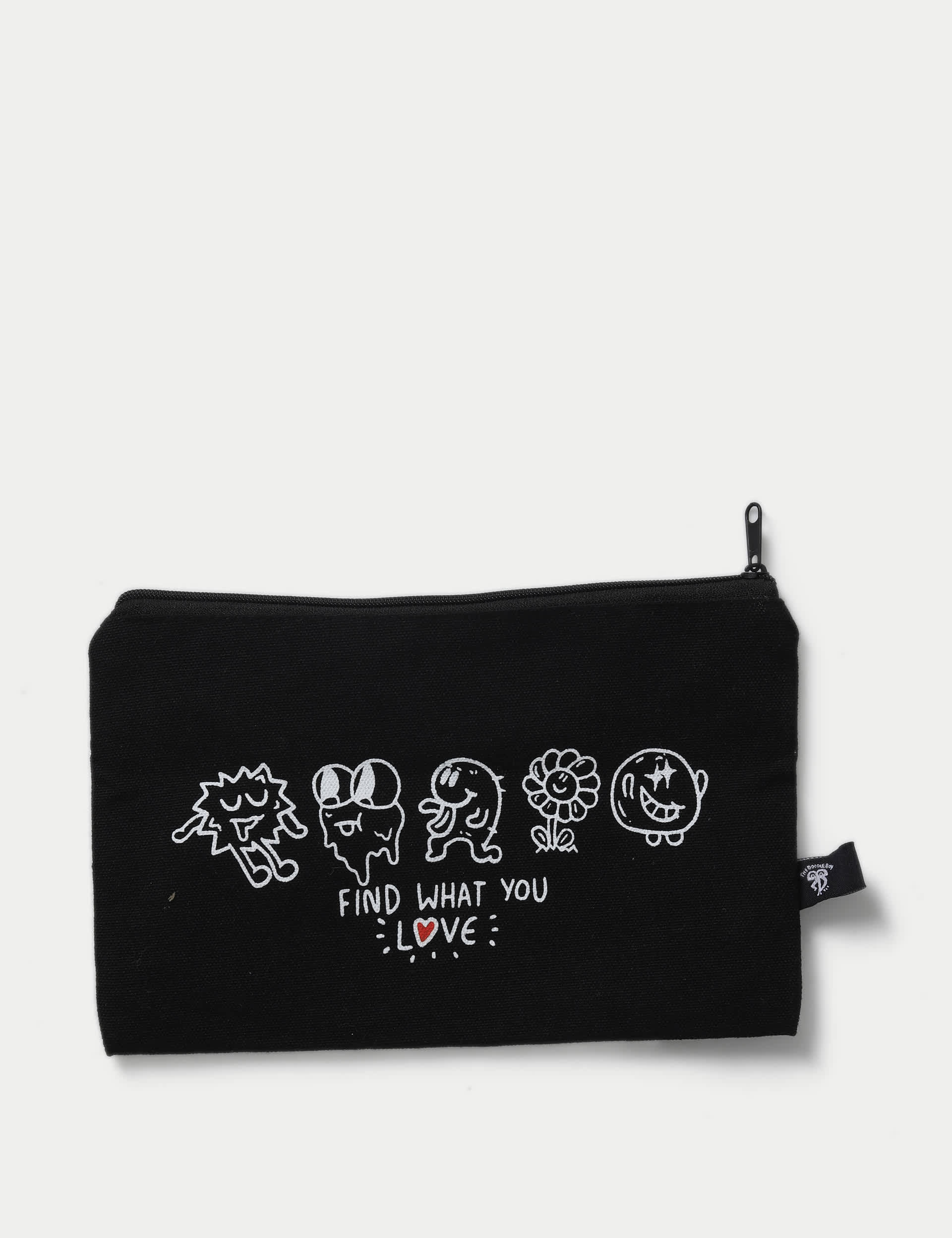 M&S Collection The Doodle Boys Pencil Case - Black, Black