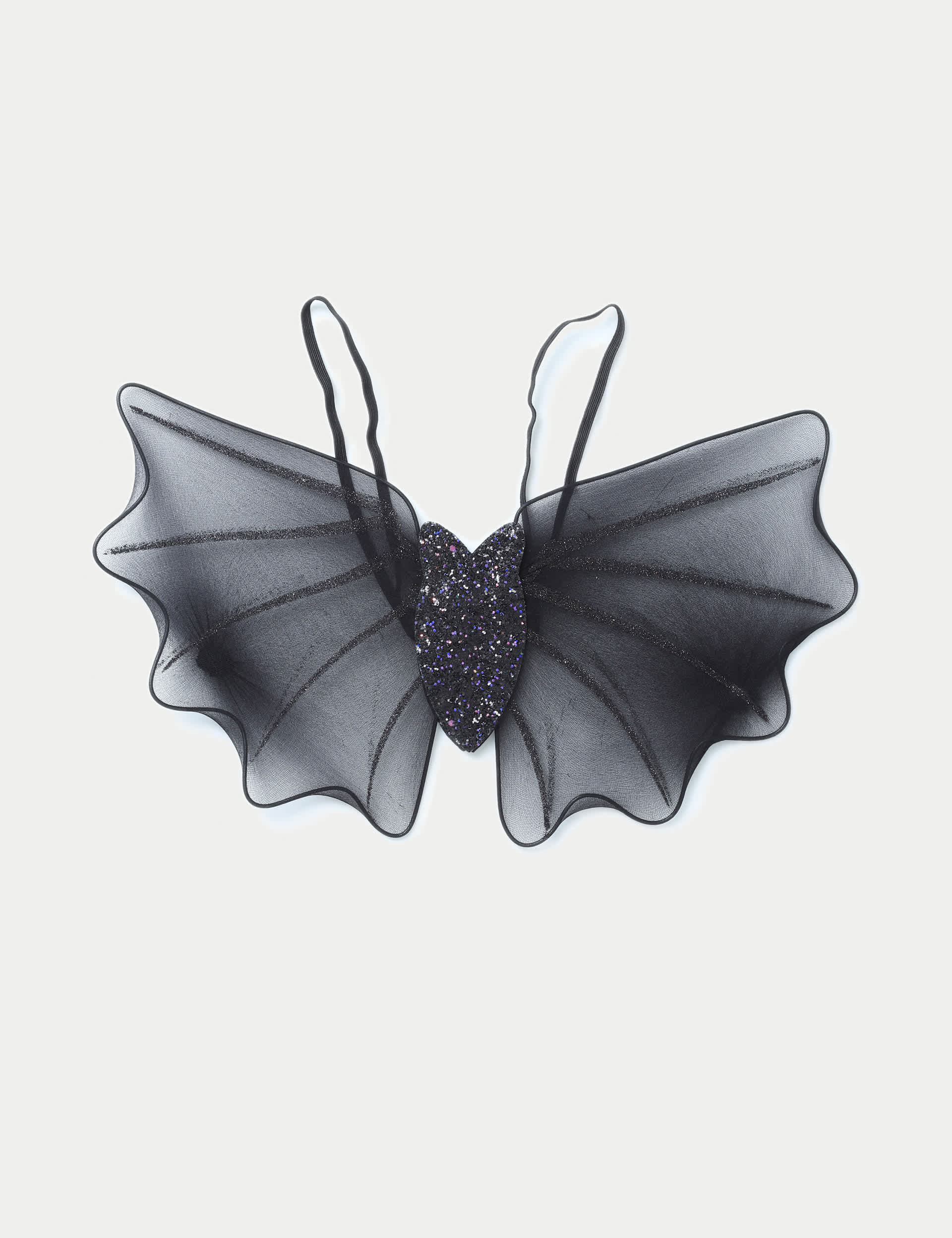 M&S Girls Halloween Bat Wings - Black, Black