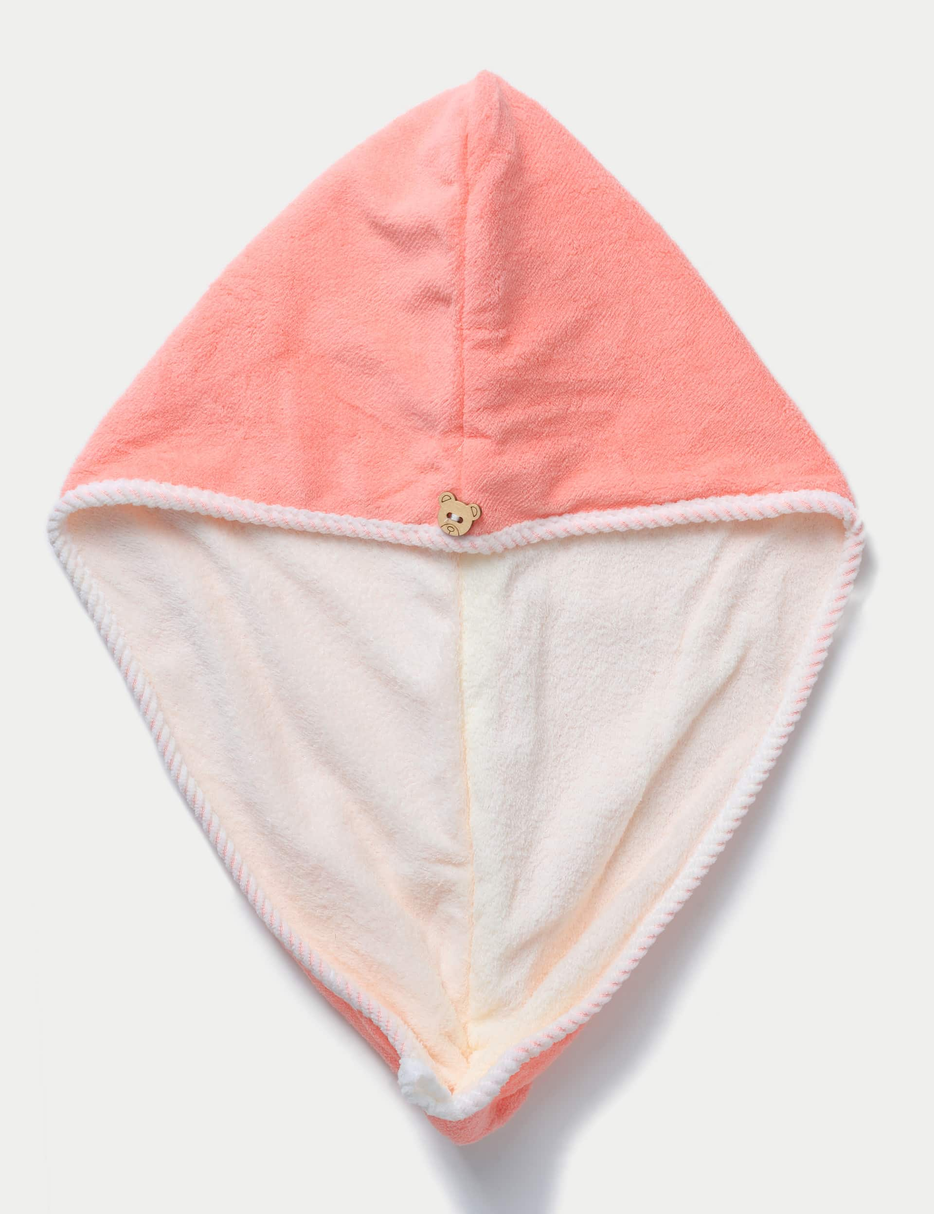 M&S Collection Hair Towel - Pink, Pink