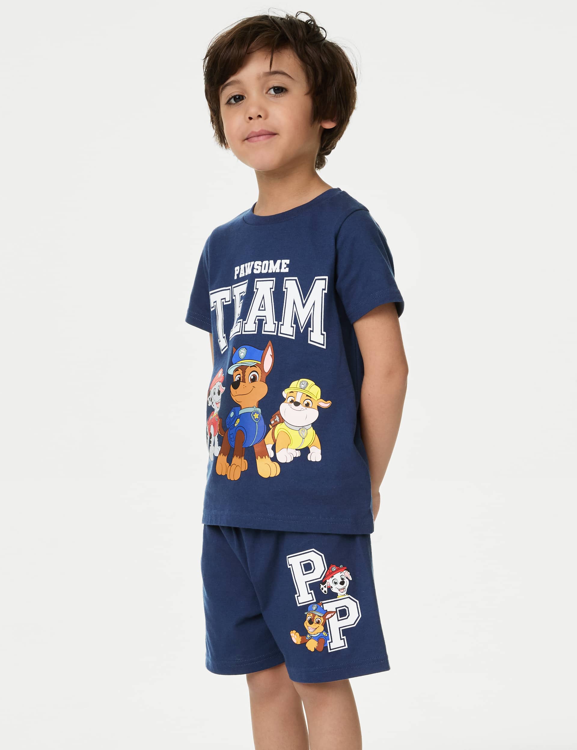 M&S Boys PAW Patrol Pyjamas (1-7 Yrs) - 2-3 Y - Navy Mix, Navy Mix