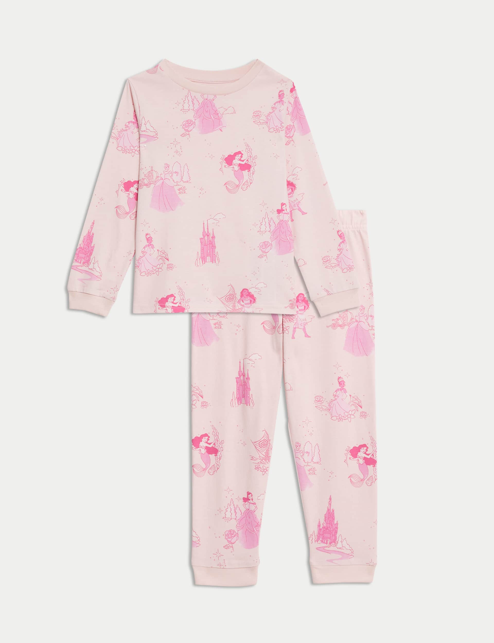 M&S Girls Disney Princess  Pyjamas (2-8 Yrs)