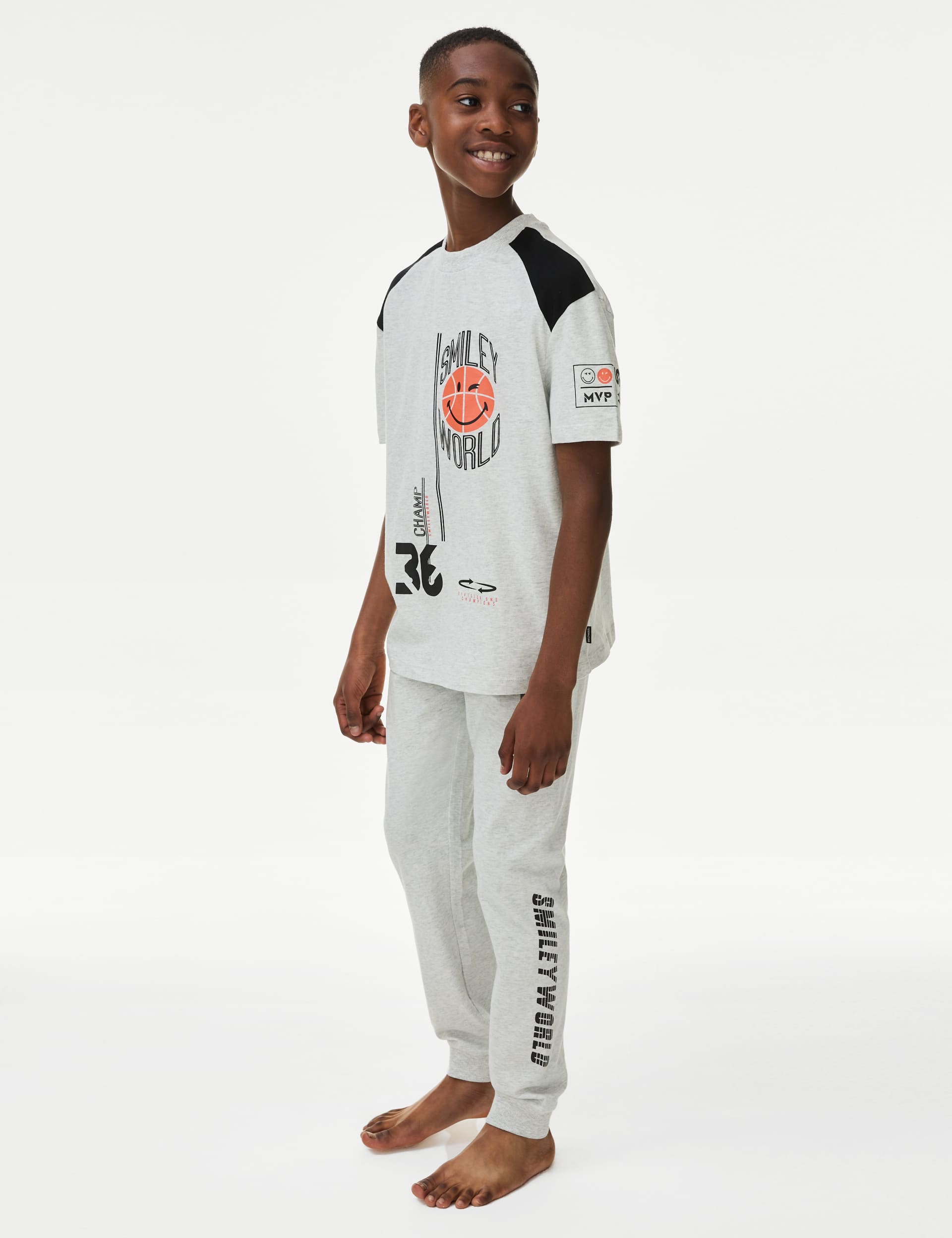 M&S Boys Smiley World  Pyjamas (6-16 Yrs)