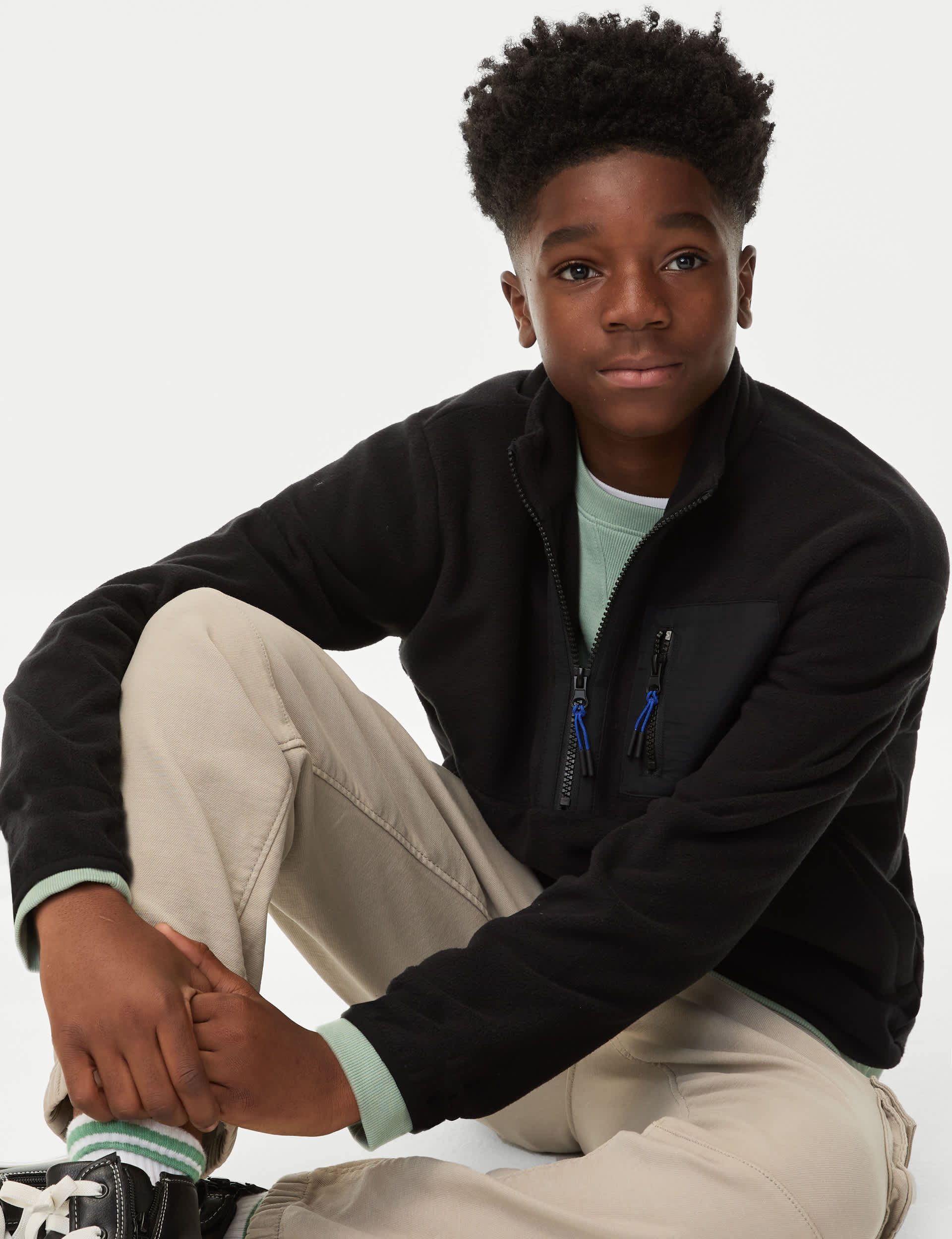 M&S Boys Fleece Jacket (6-16 Yrs)