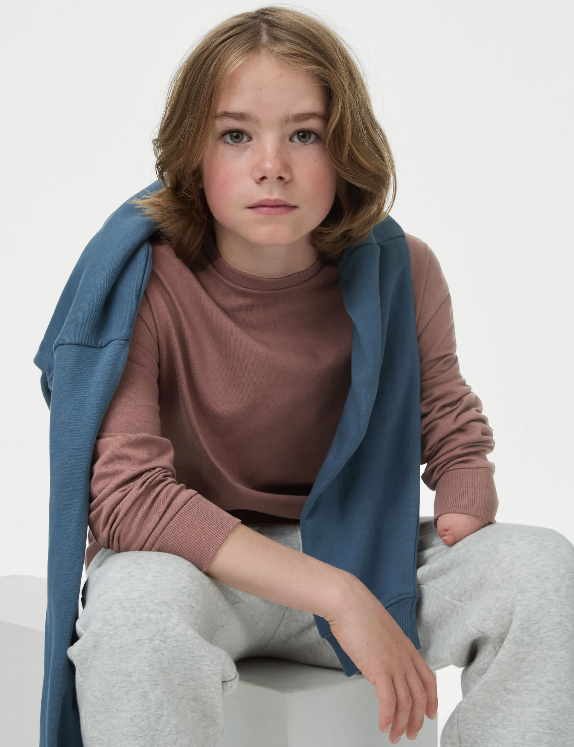 M&S Boys Pure Cotton Top (6-16 Yrs)