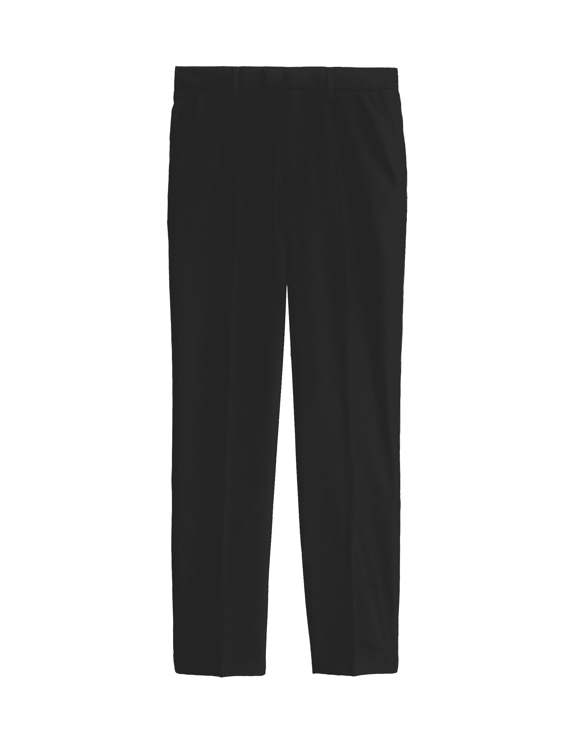 M&S Collection Boys Tuxedo Trousers (6-16 Yrs) - 12-13 - Black, Black