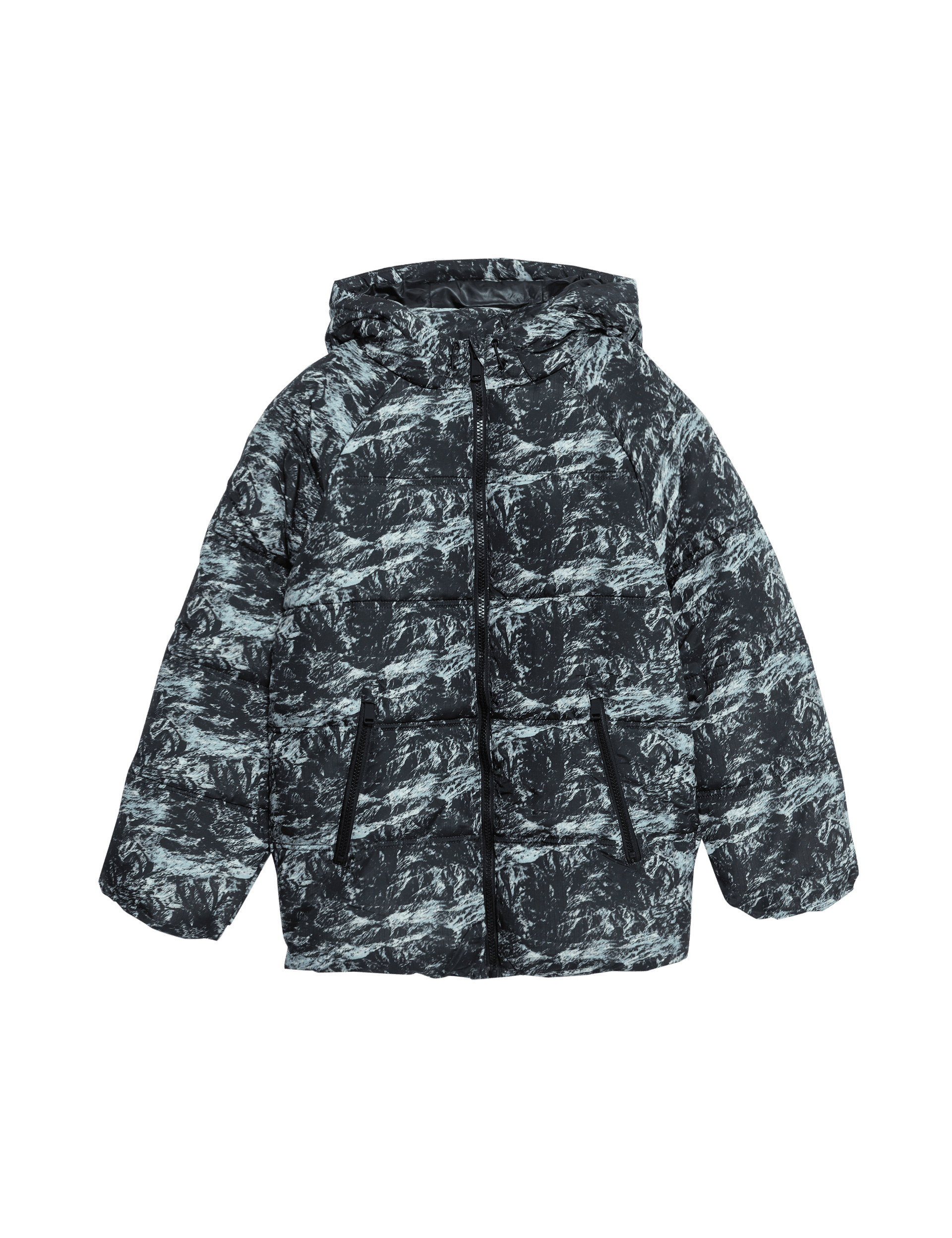 M&S Collection Boys Digital Print Padded Coat (6-16 Yrs) - 12-13 - Multi, Multi