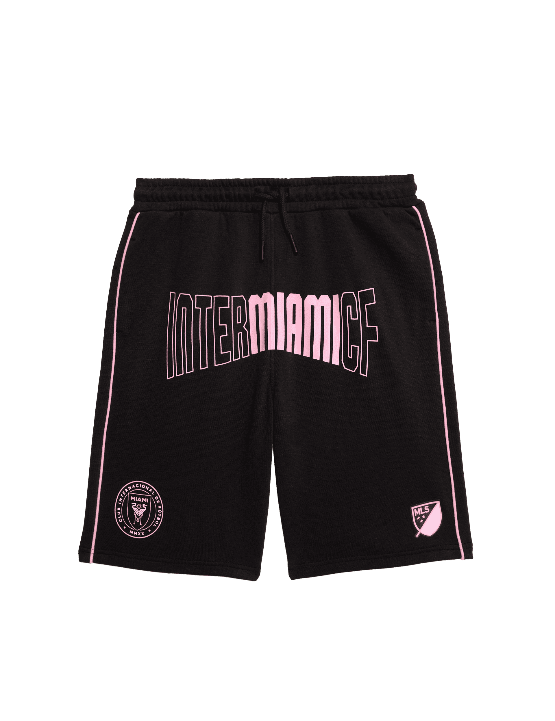 M&S Collection Cotton Rich Inter Miami CF Shorts (6-16 Yrs) - 4-5 Y - Black, Black