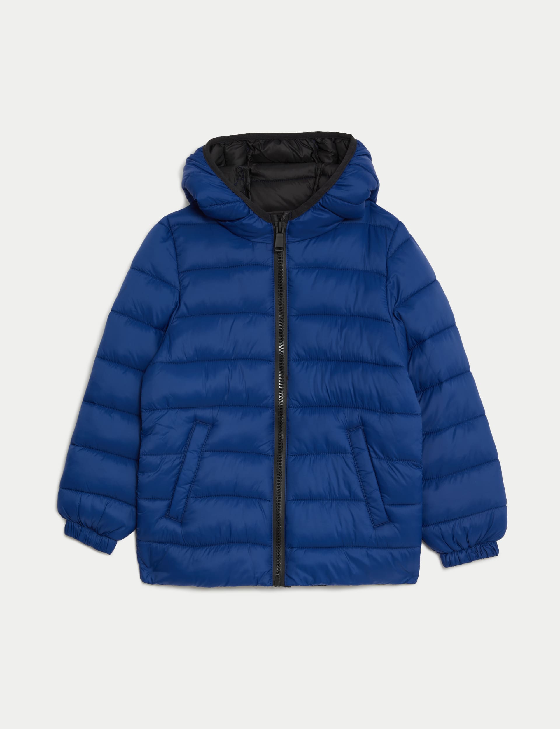 M&S Collection Stormwear Lightweight Puffer Jacket (2-8 Yrs) - 5-6 Y - Indigo, Red,Indigo