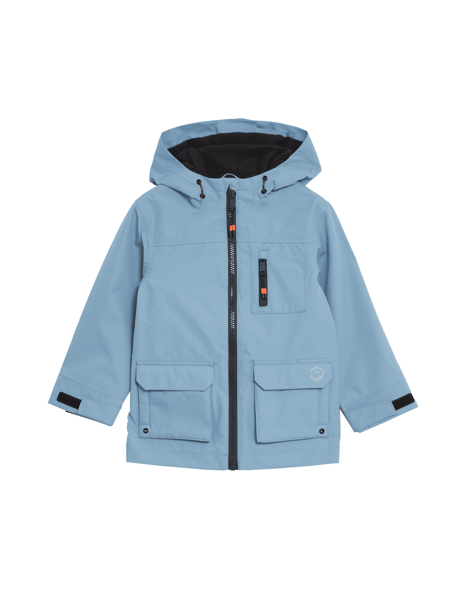 M&S Collection Boys Stormwear Hooded Jacket (2-8 Yrs) - 4-5 Y - Blue, Blue