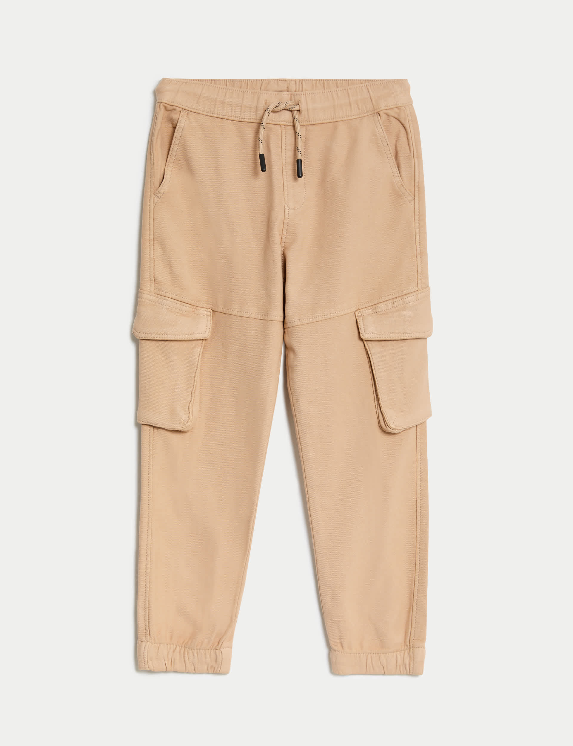M&S Boys Cotton Rich Cargo Trousers (2-8 Yrs)