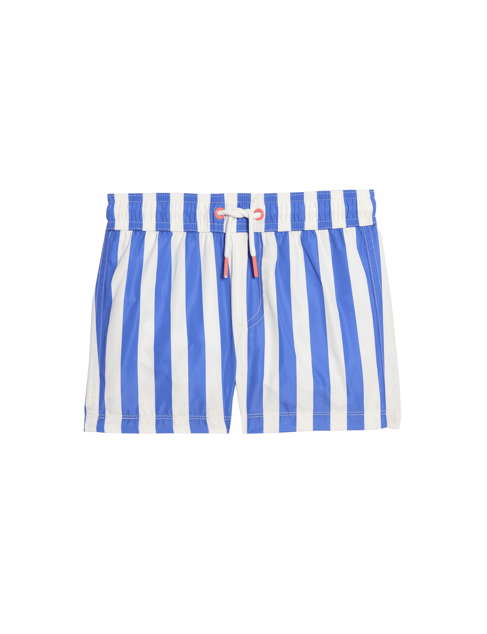 M&S Collection Boys Stripe Swim Shorts (2-8 Yrs) - 4-5 Y - Blue Mix, Blue Mix