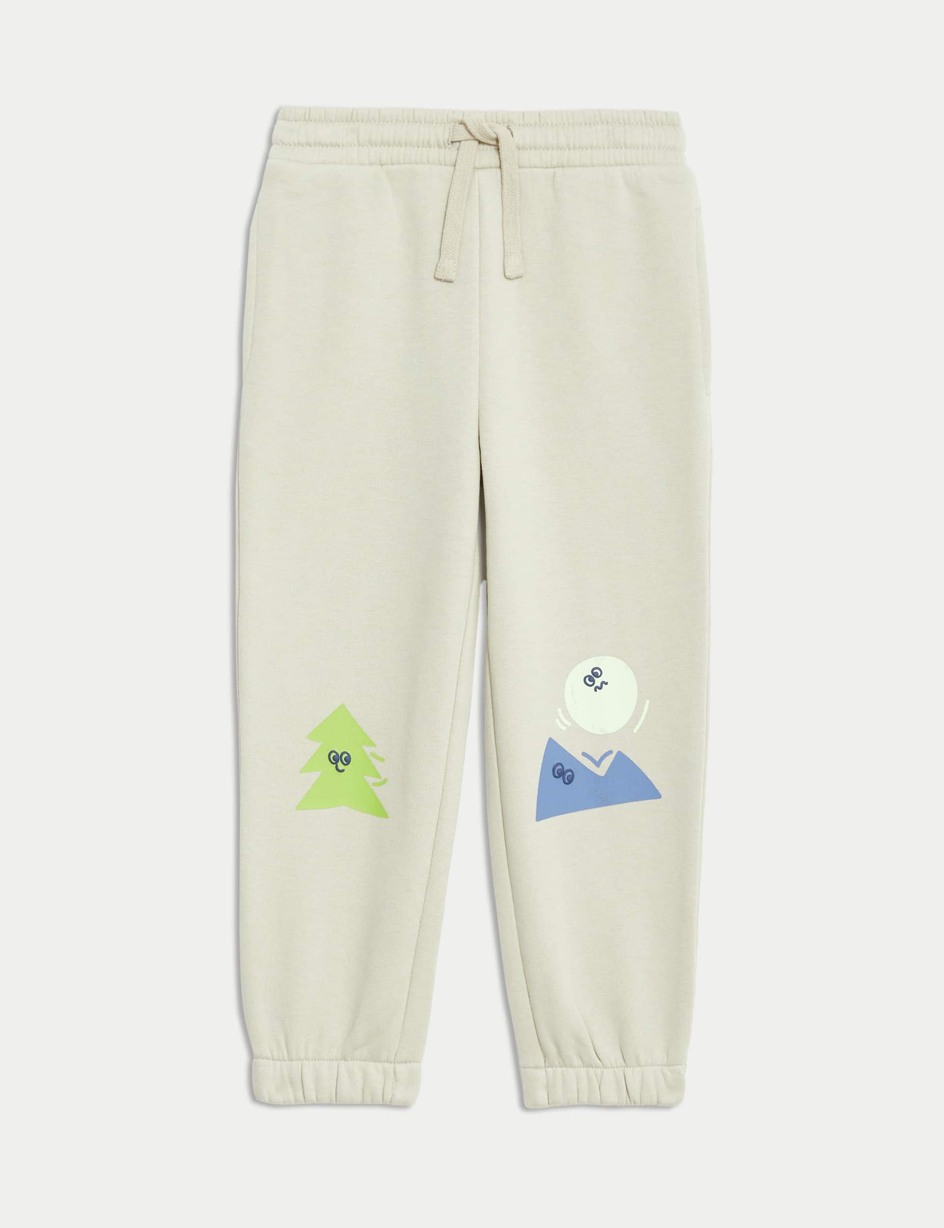 M&S Boys Cotton Rich Joggers (2-8 Yrs)