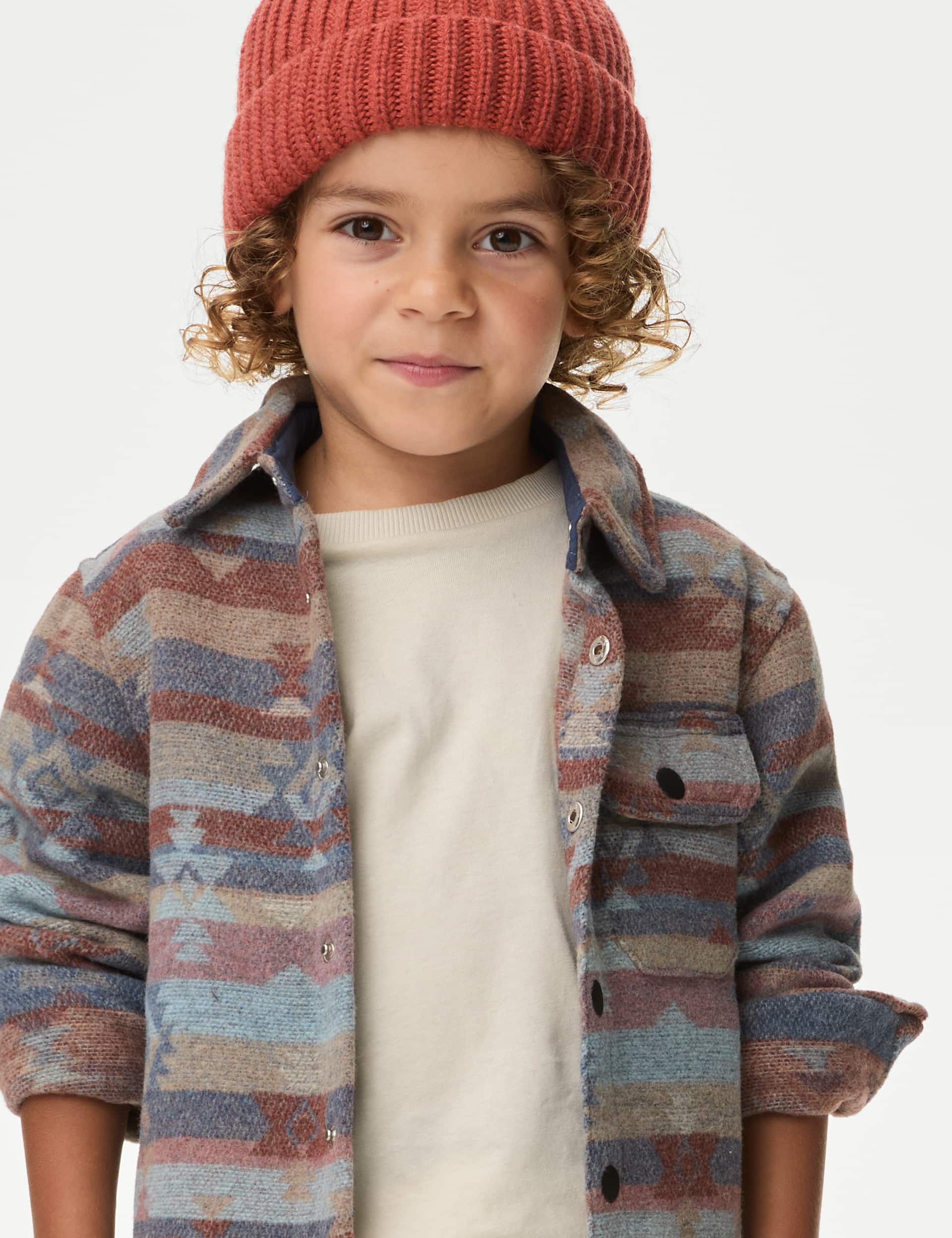 M&S Boys Navajo Shirt & T-Shirt Set (2-16 Yrs)